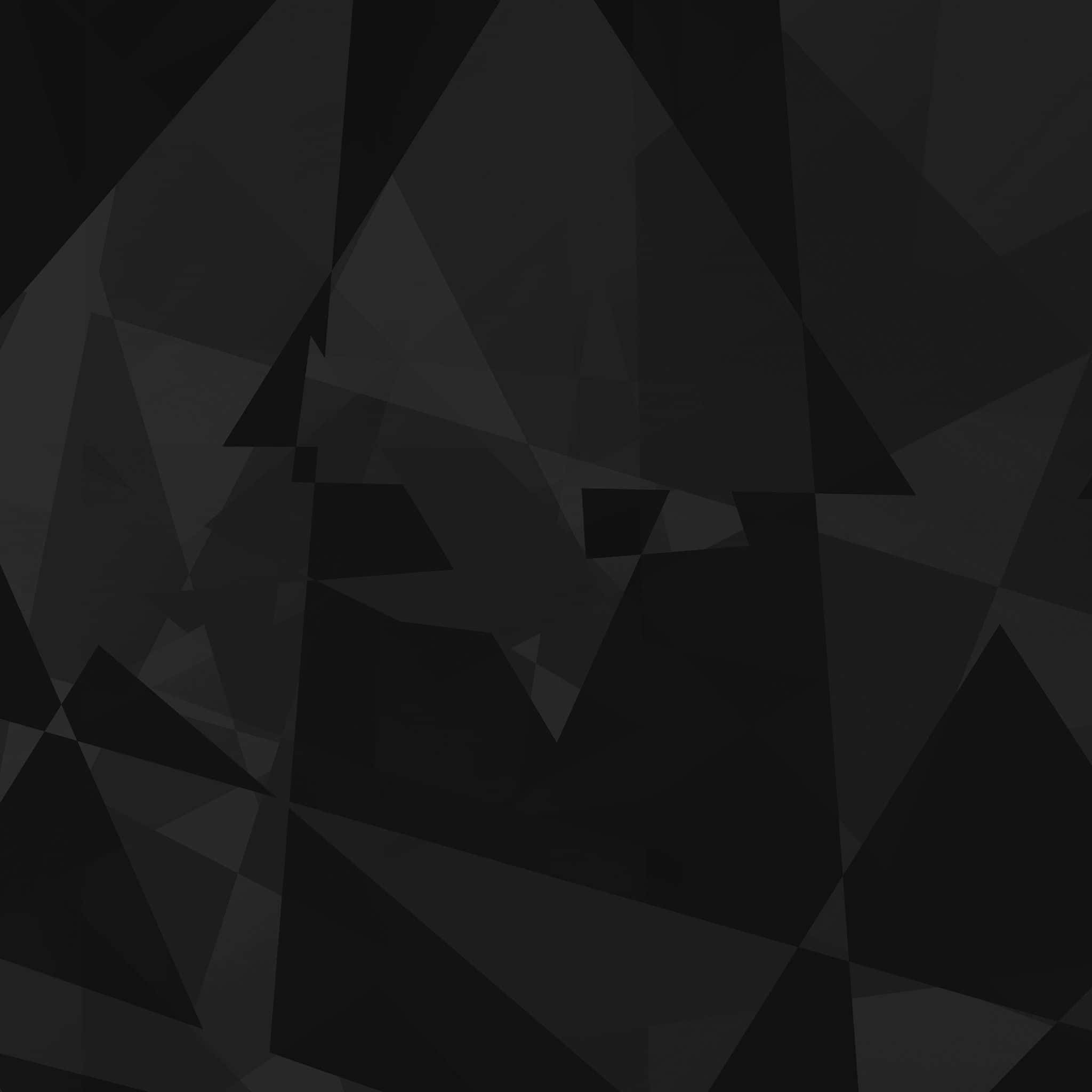 Dark iPad, dark gray, triangular facets, Full HD Desktop Wallpaper