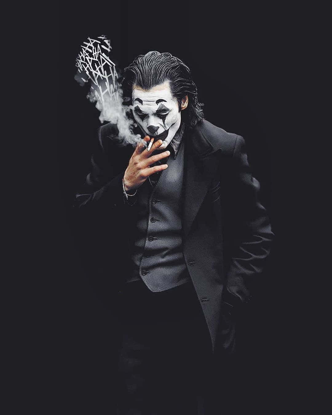 Dark Joker, Joker, black suit, HD Phone Wallpaper