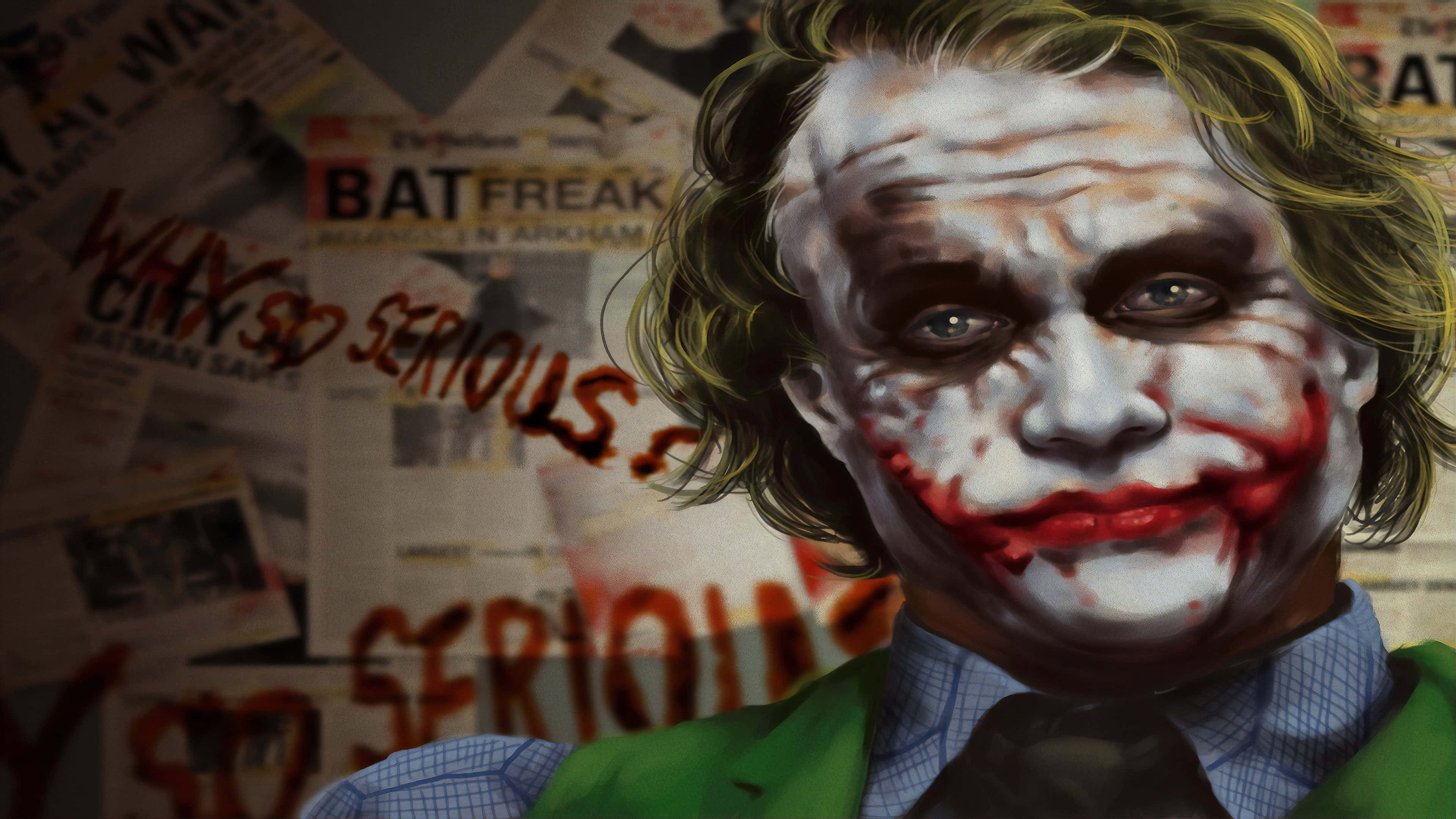 Dark Knight, Joker, 4K Ultra HD, 4K Desktop Wallpaper