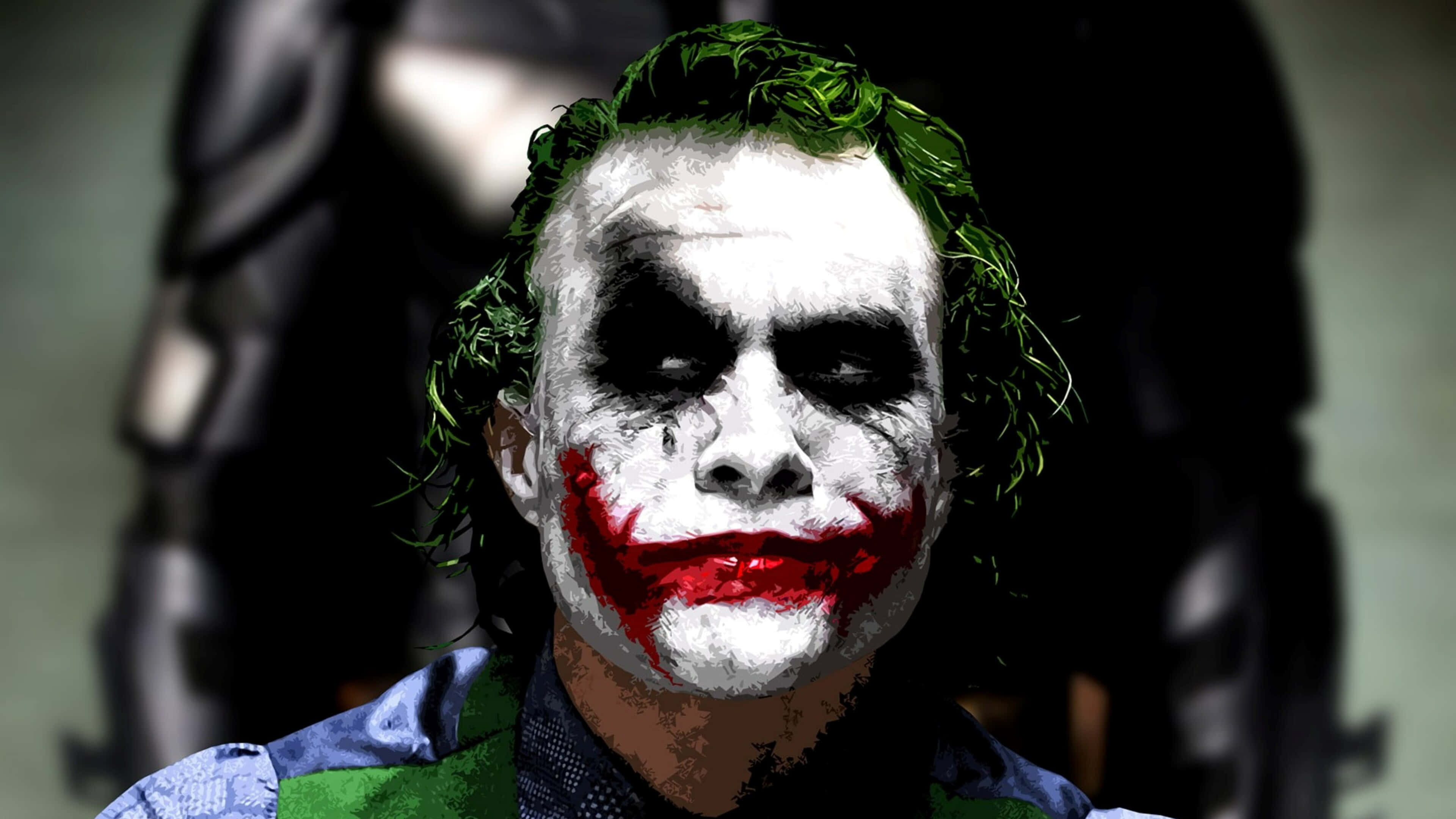 Dark Knight Joker, 4K Ultra HD, white face paint, 4K Desktop Wallpaper