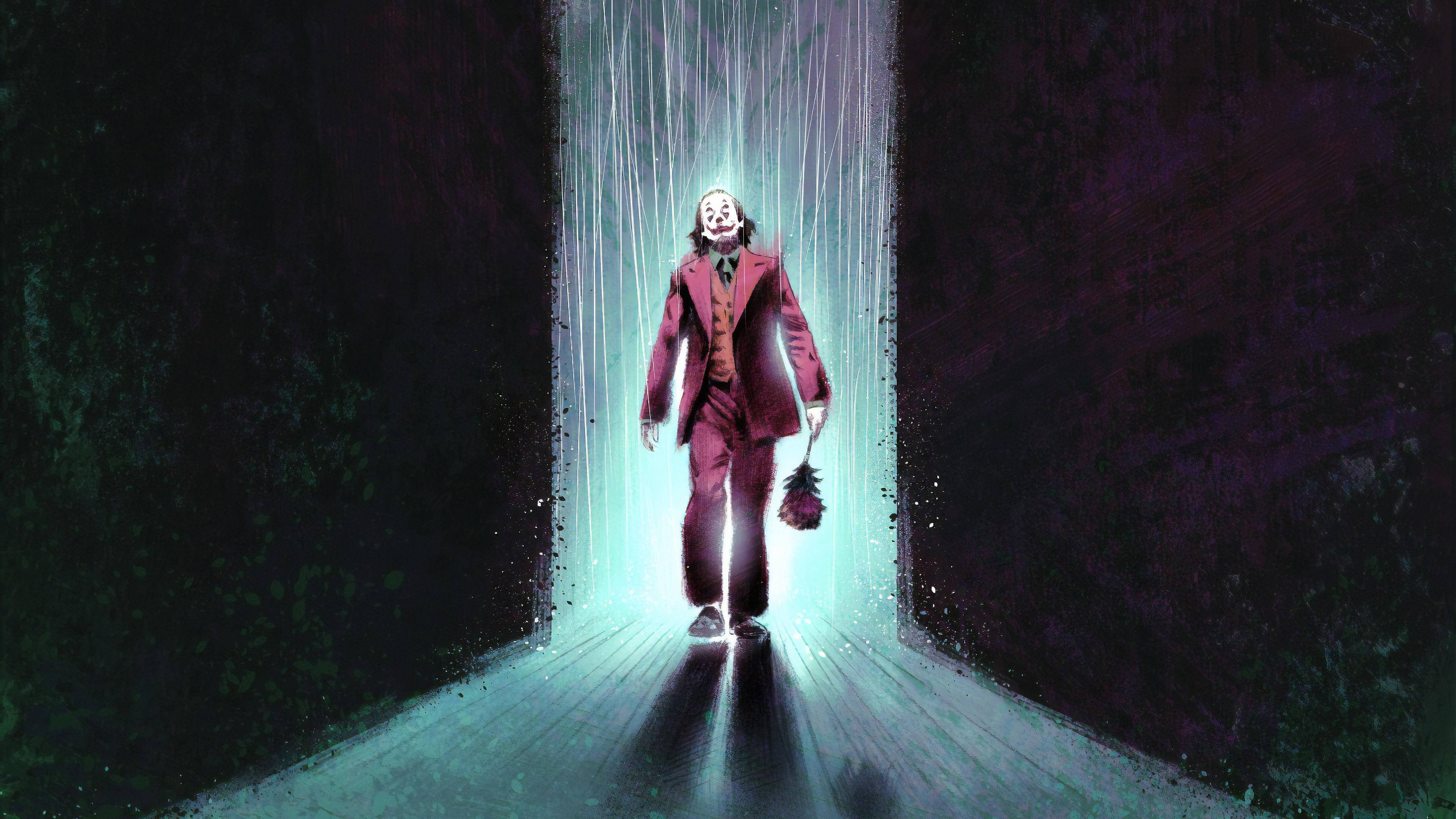 Joker, 4K Ultra HD, hallway, 4K Desktop Wallpaper