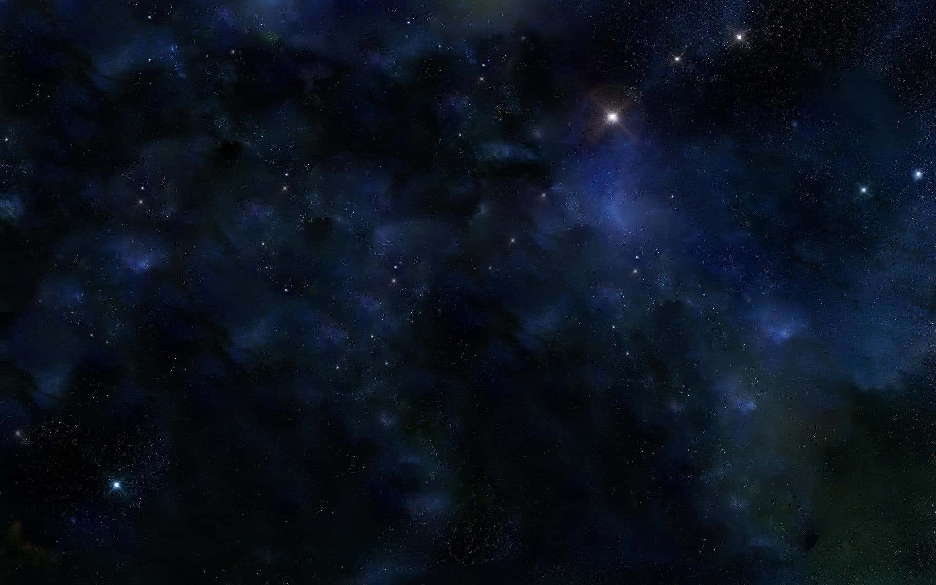 Dark Matter, cosmic expanse, glowing stars, Full HD Desktop Wallpaper