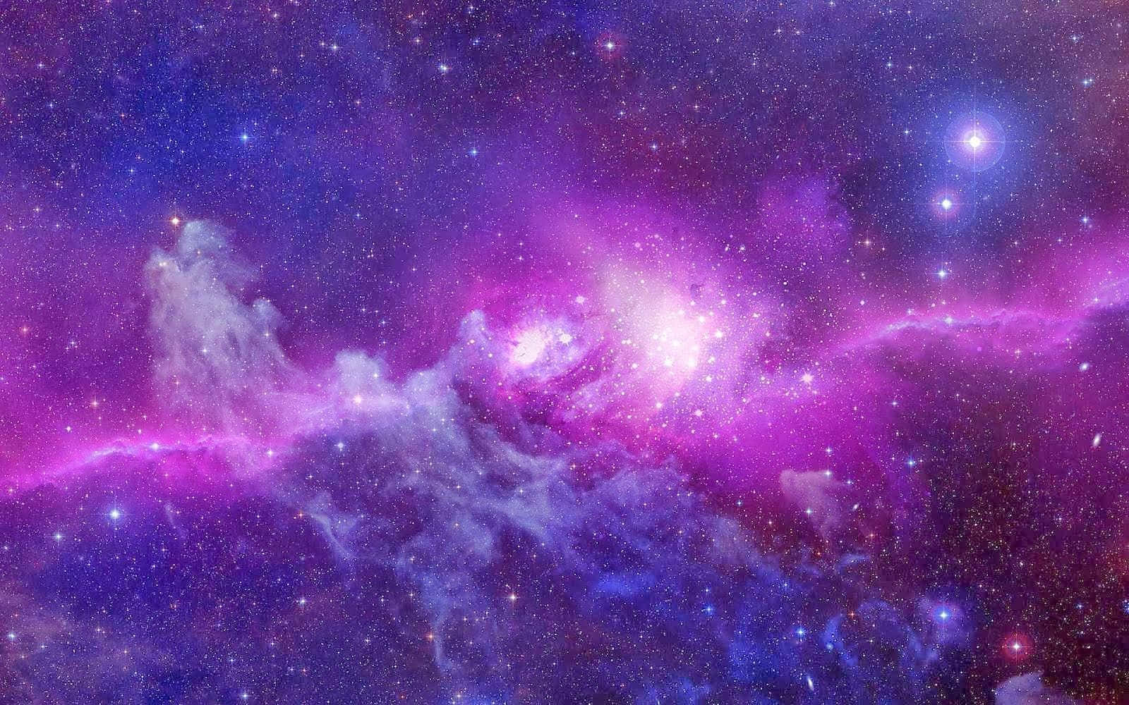 Dark Matter, cosmic nebula, electric purple, HD Desktop Wallpaper