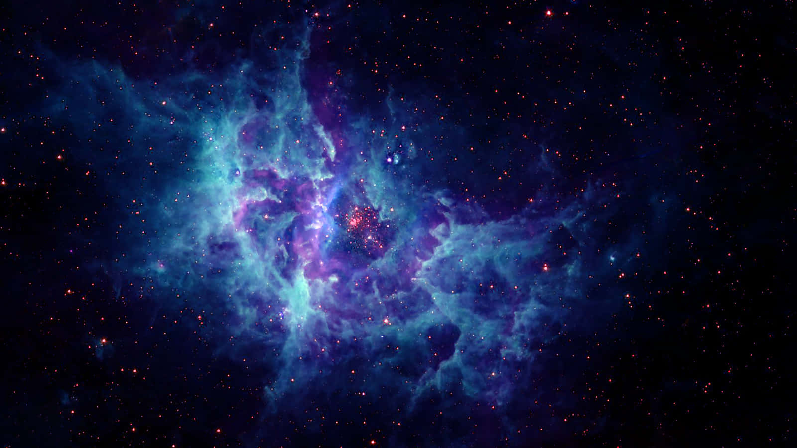 Dark Matter, cosmic nebula, electric blues, HD Desktop Wallpaper