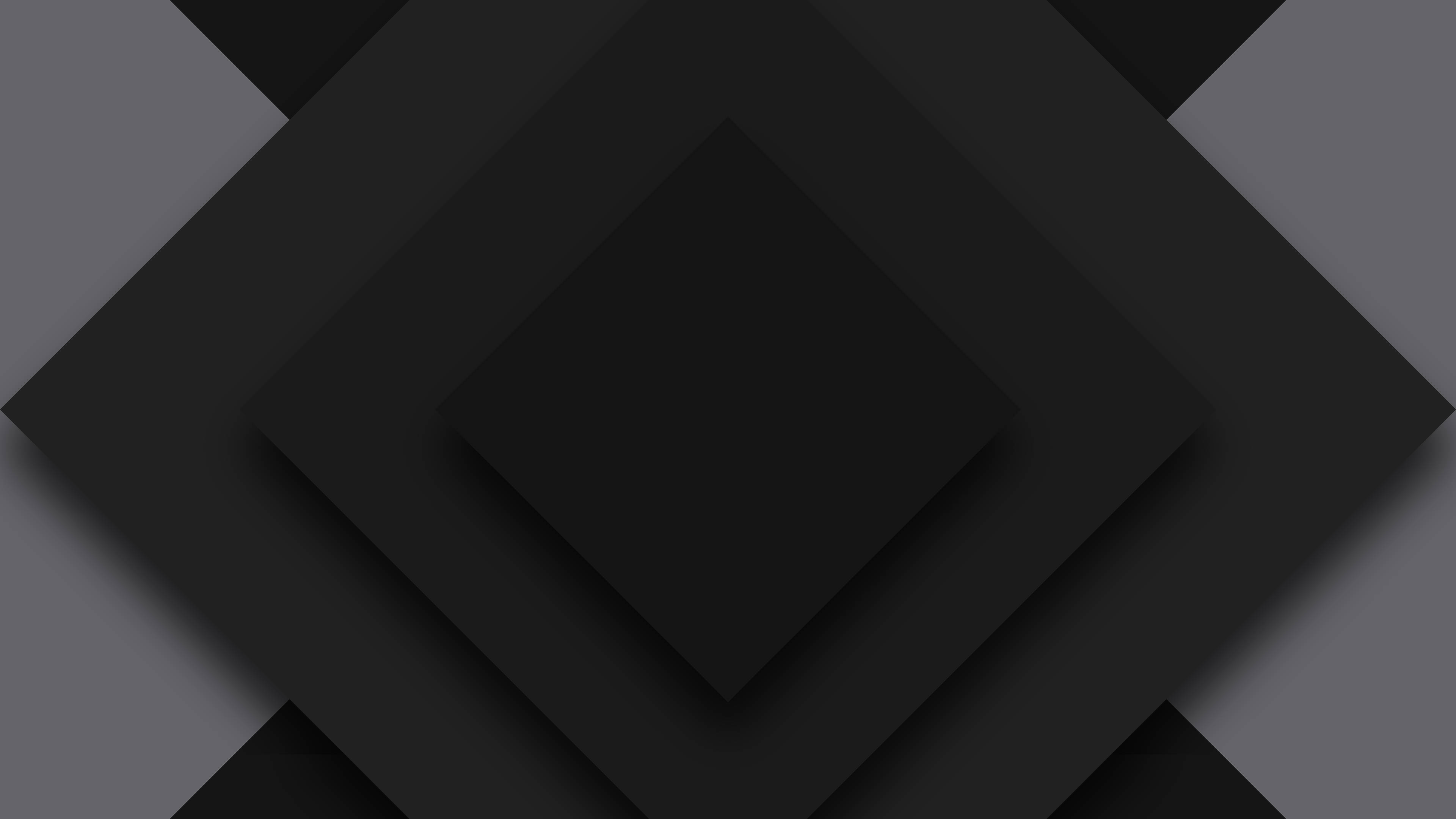 dark minimalist, diamond shapes, geometric squares, 4K Desktop Wallpaper