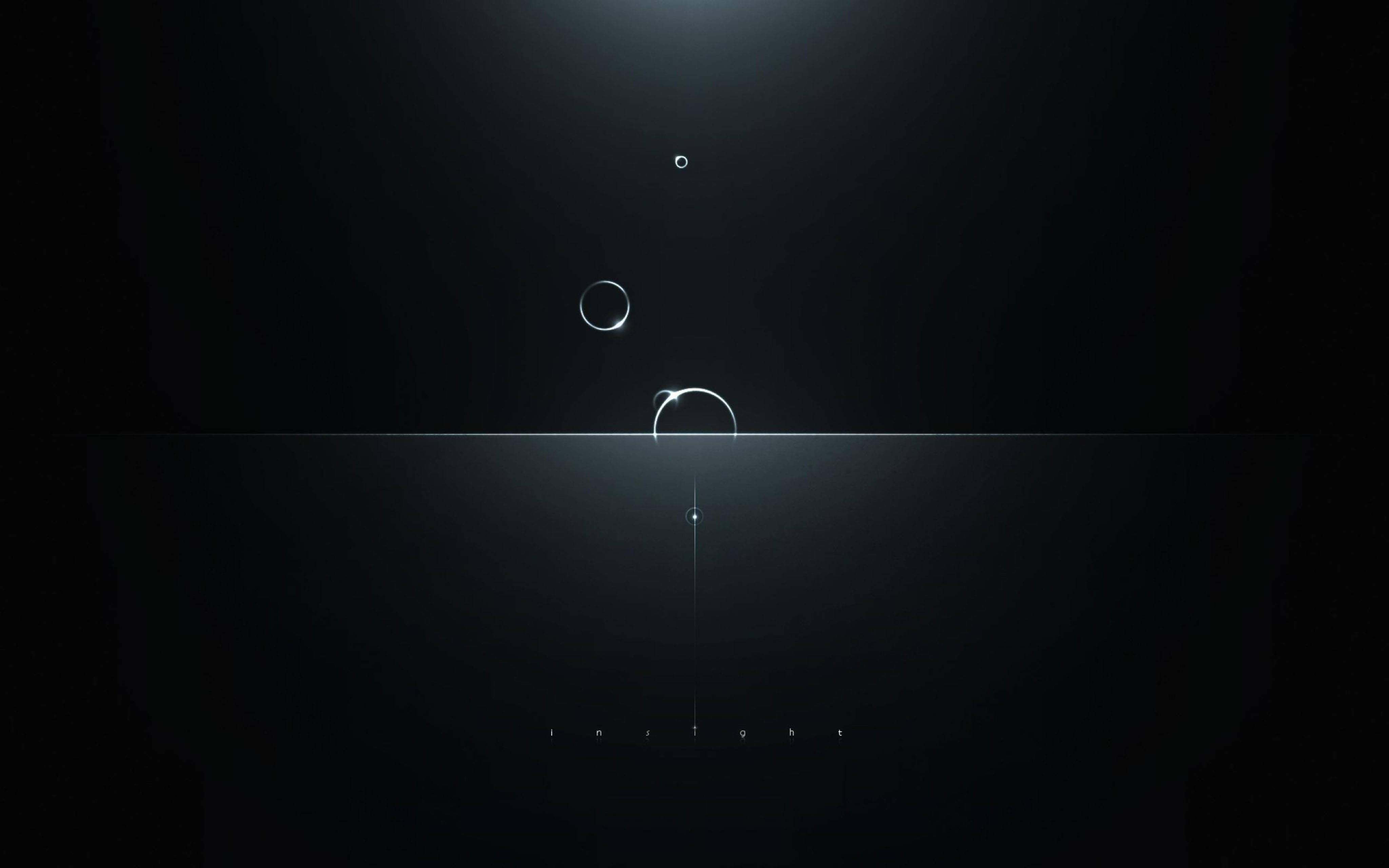 4K, minimalist abstract digital art, glowing white orbs, 4K Desktop Wallpaper