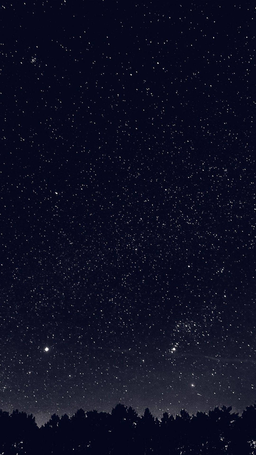 Dazzling Stars In Sky Dark Mode, starry night sky, twinkling stars, Full HD Phone Wallpaper