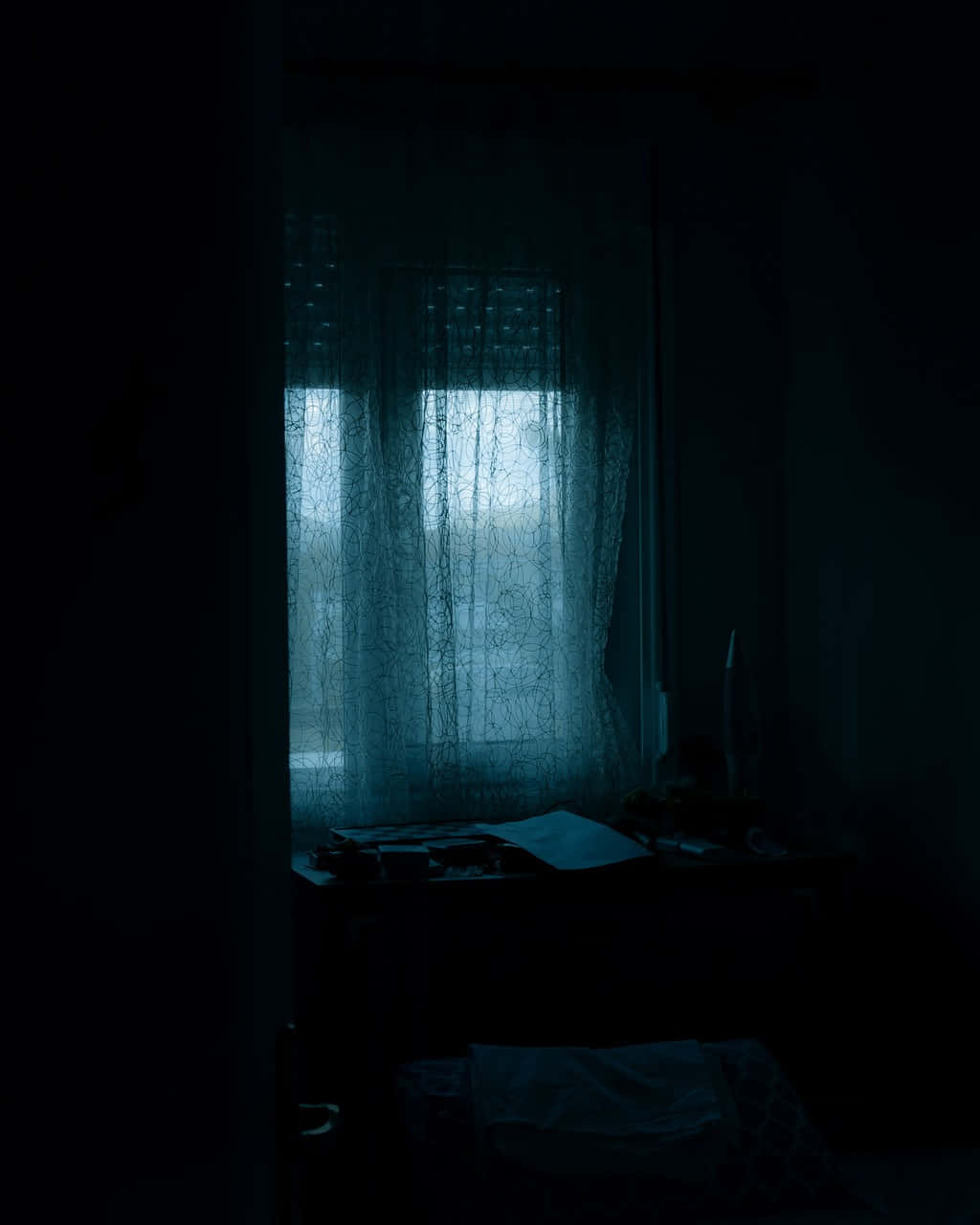Dark Moody Aesthetic, window curtains, sheer curtains, HD Phone Wallpaper