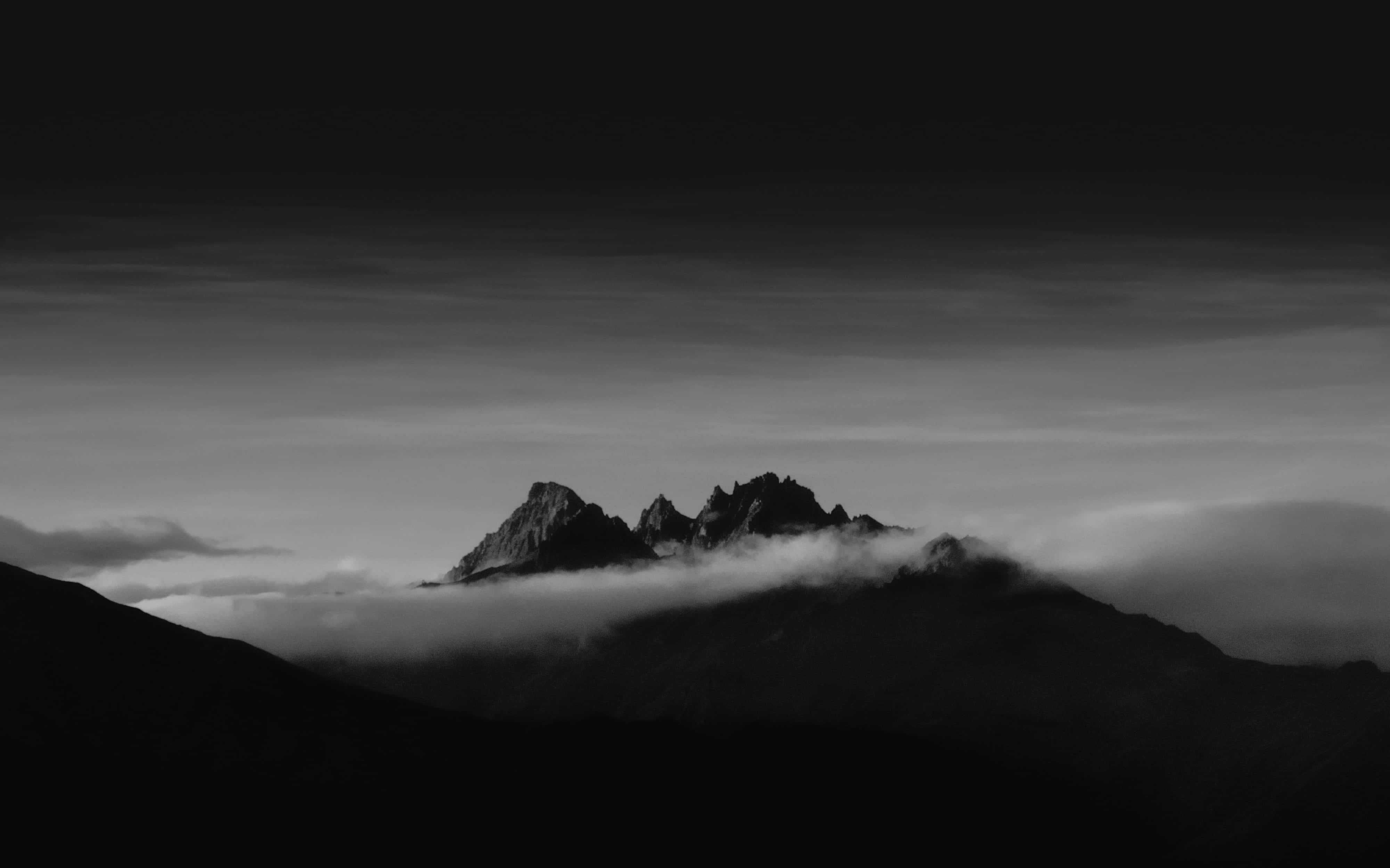 Dark Mountain, 4000 x 2500, mountain peak, 4K Desktop Wallpaper