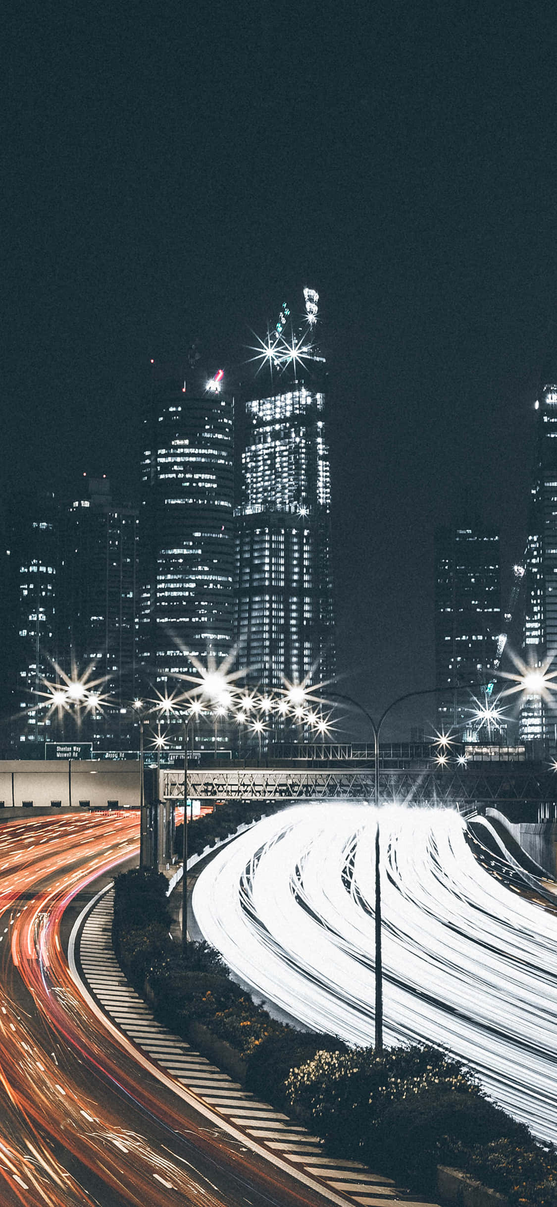 Dark Nature, night, traffic, Full HD Phone Wallpaper