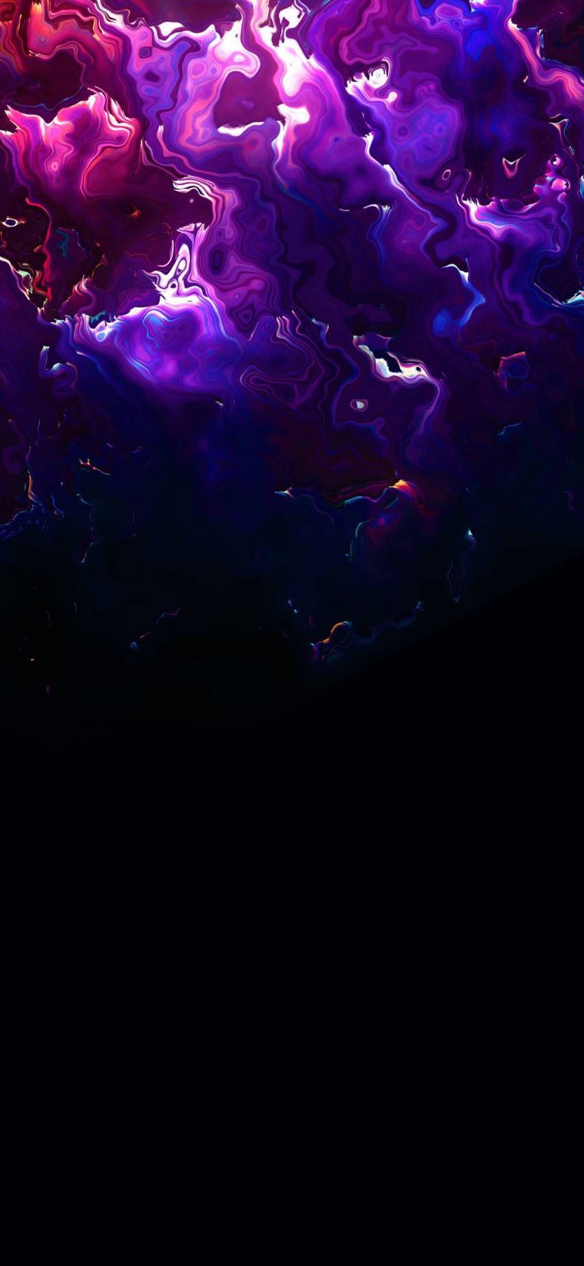 Dark Neon iPhone, magenta purple, electric blue, HD Phone Wallpaper