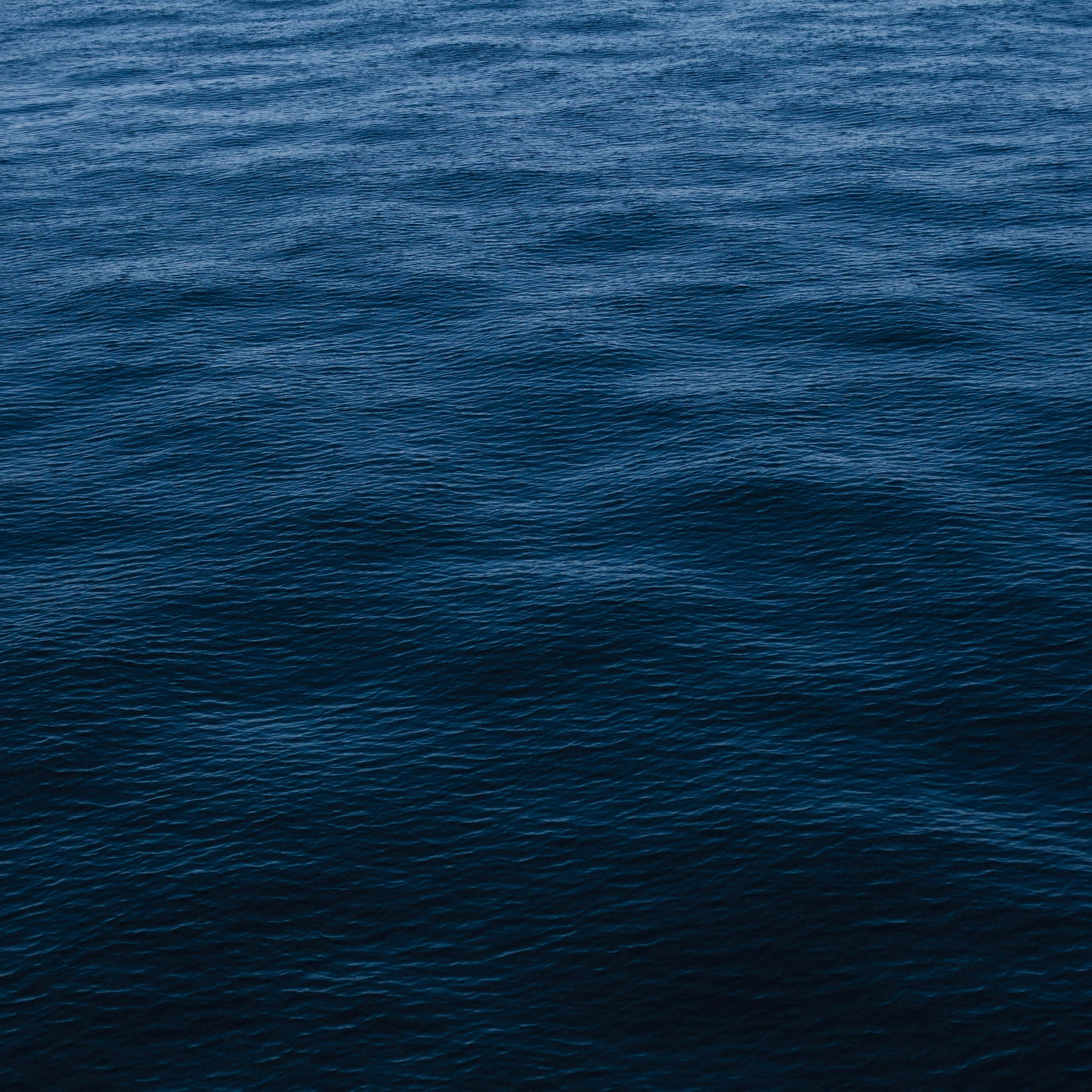Dark Ocean, deep blue ocean, gentle ripples, 2K Desktop Wallpaper