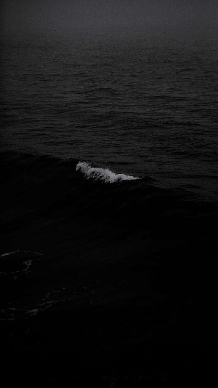 Dark Ocean, wave, black ocean, HD Phone Wallpaper