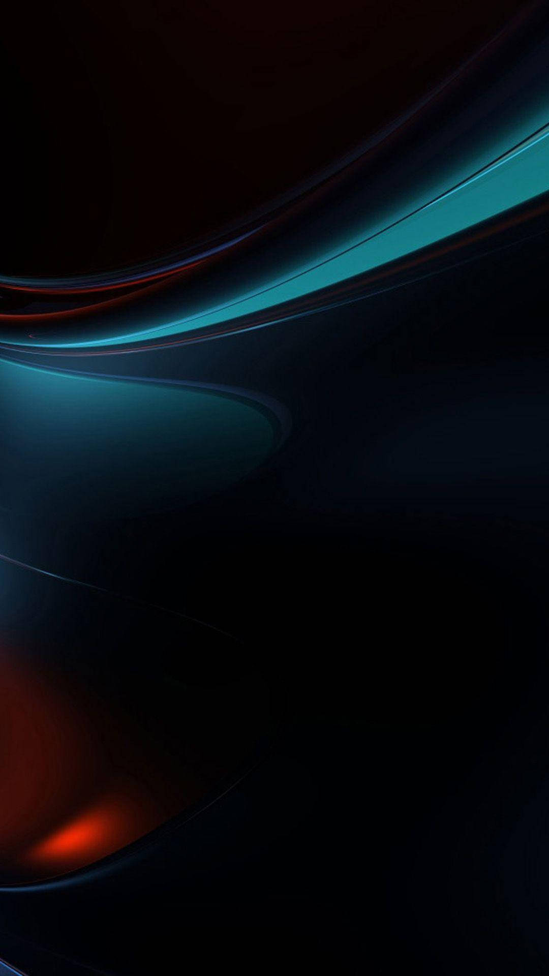 Dark Phone, teal, red, Full HD Phone Wallpaper