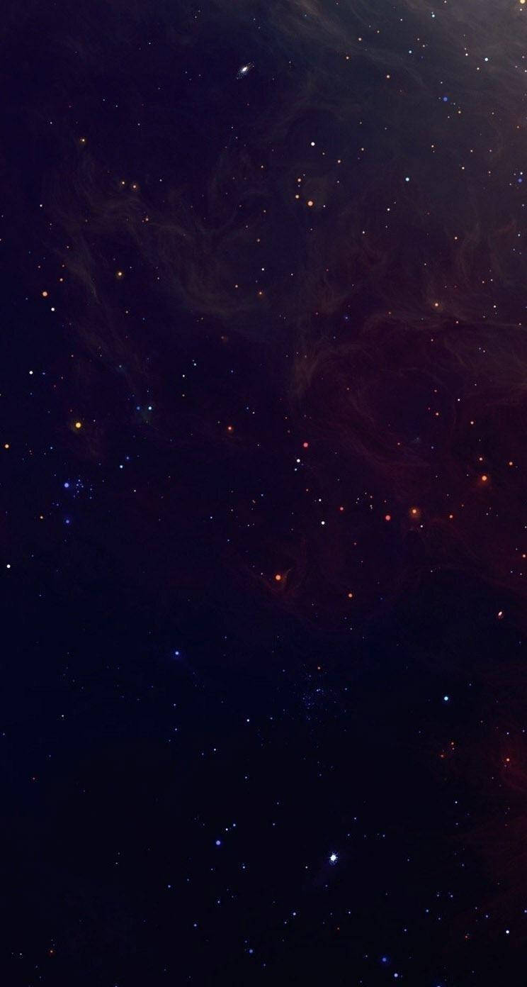 Dark Phone, red stars, deep space, HD Phone Wallpaper