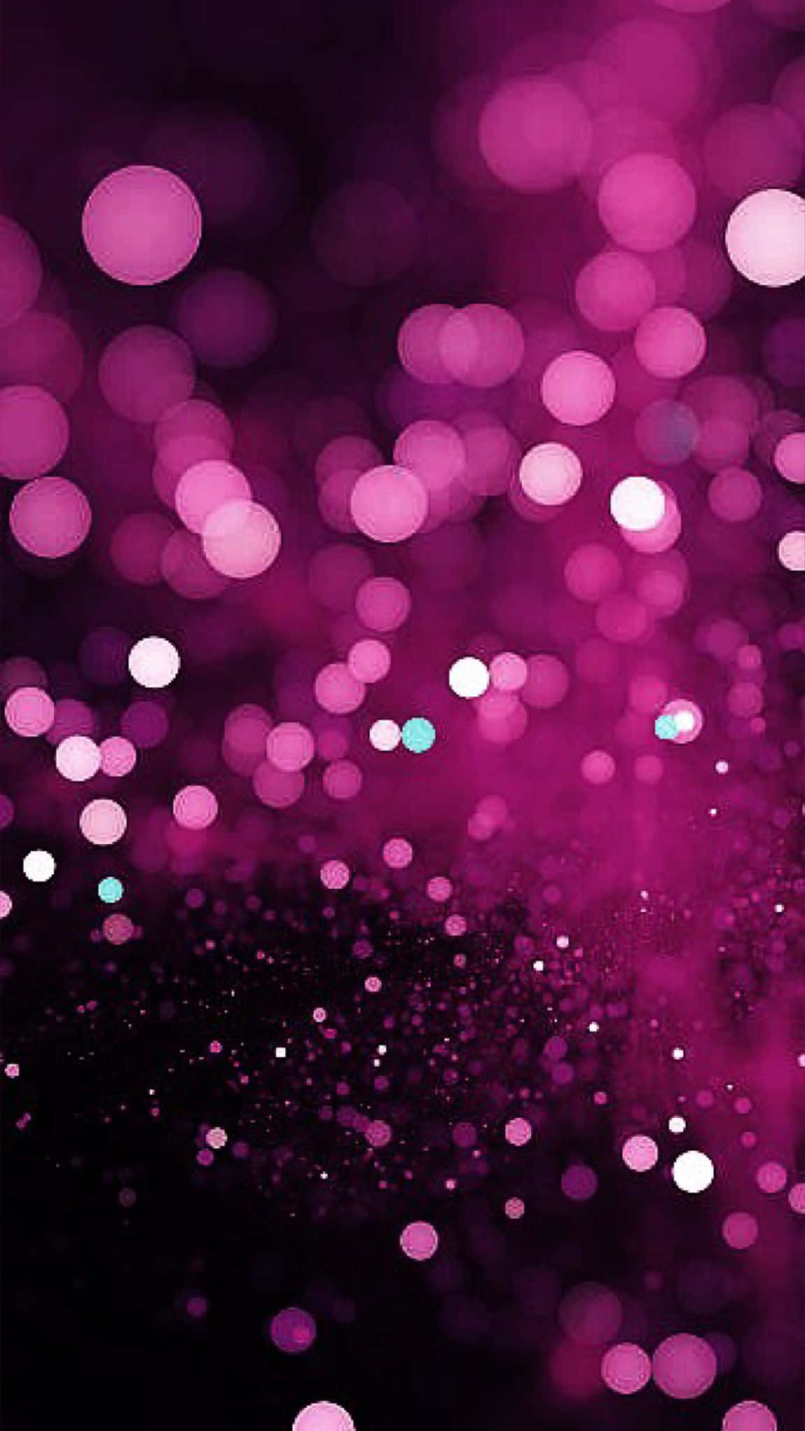 Dark Pink, glowing pink, white bokeh lights, Full HD Phone Wallpaper