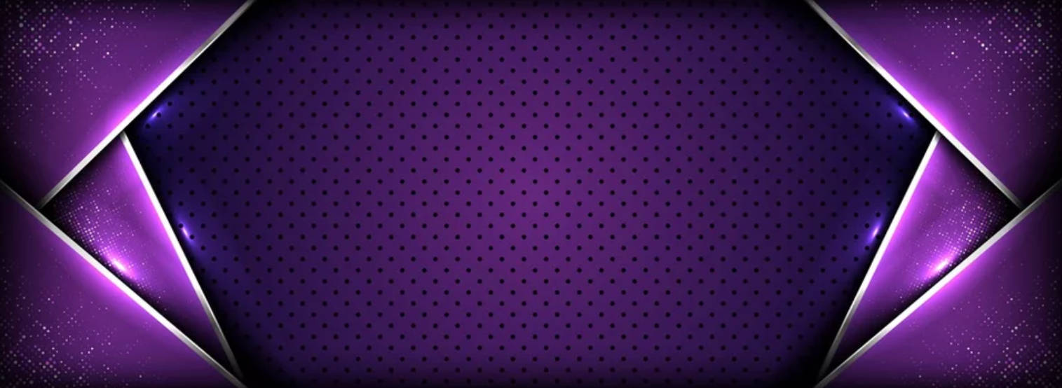 futuristic purple, glowing geometric frames, dotted texture center, HD Desktop Wallpaper