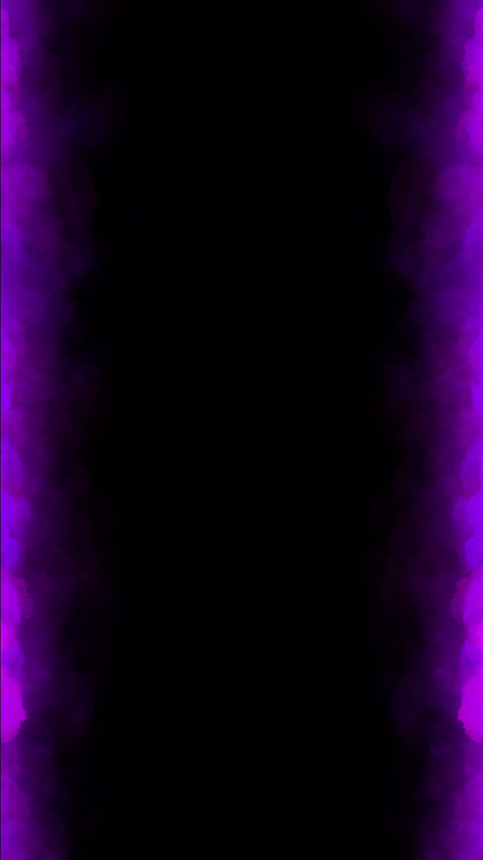 vibrant purple smoke wisps, central void, deep black background, 2K Phone Wallpaper