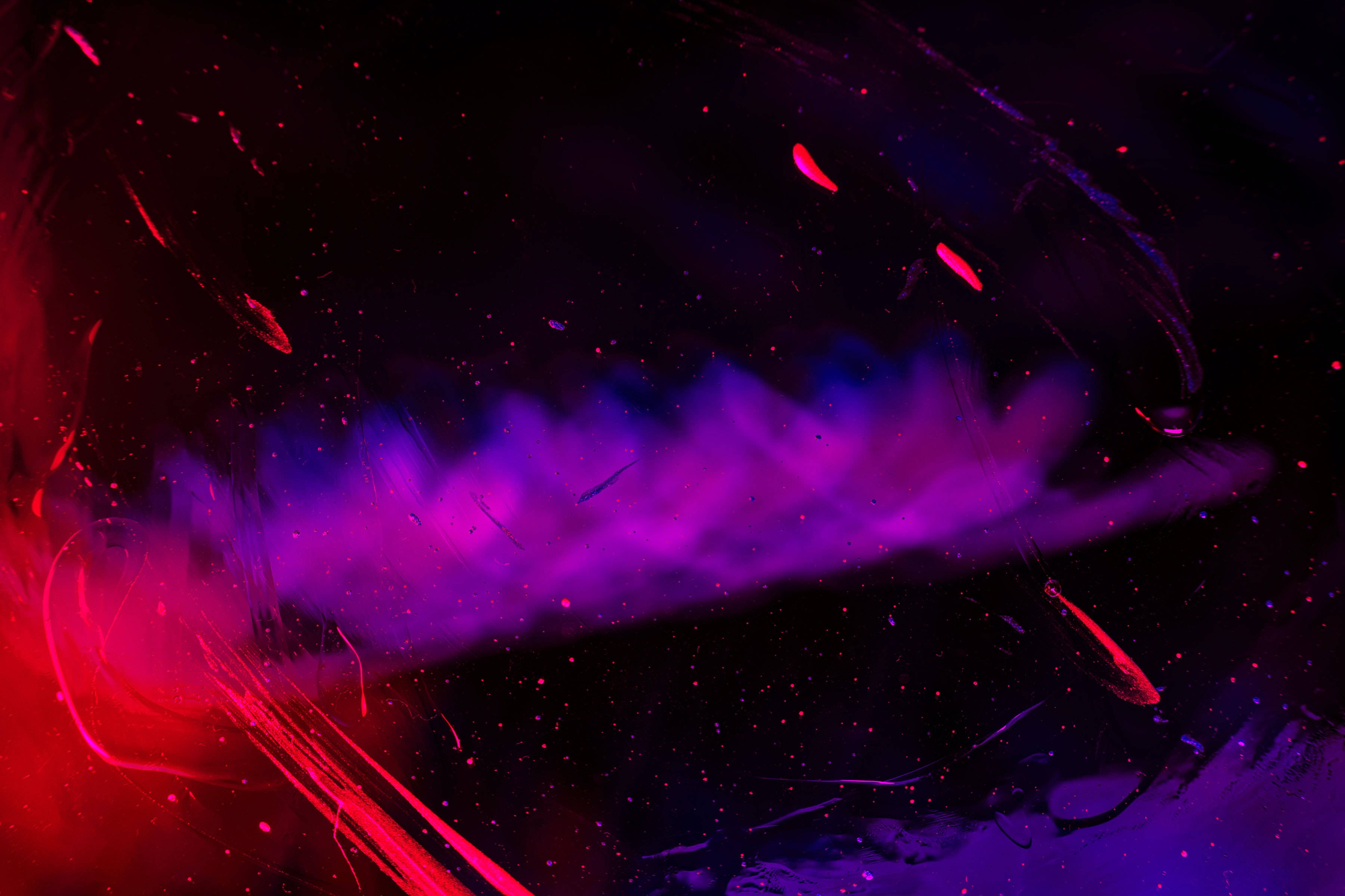 purple, red, abstract painting, 2K Desktop Wallpaper