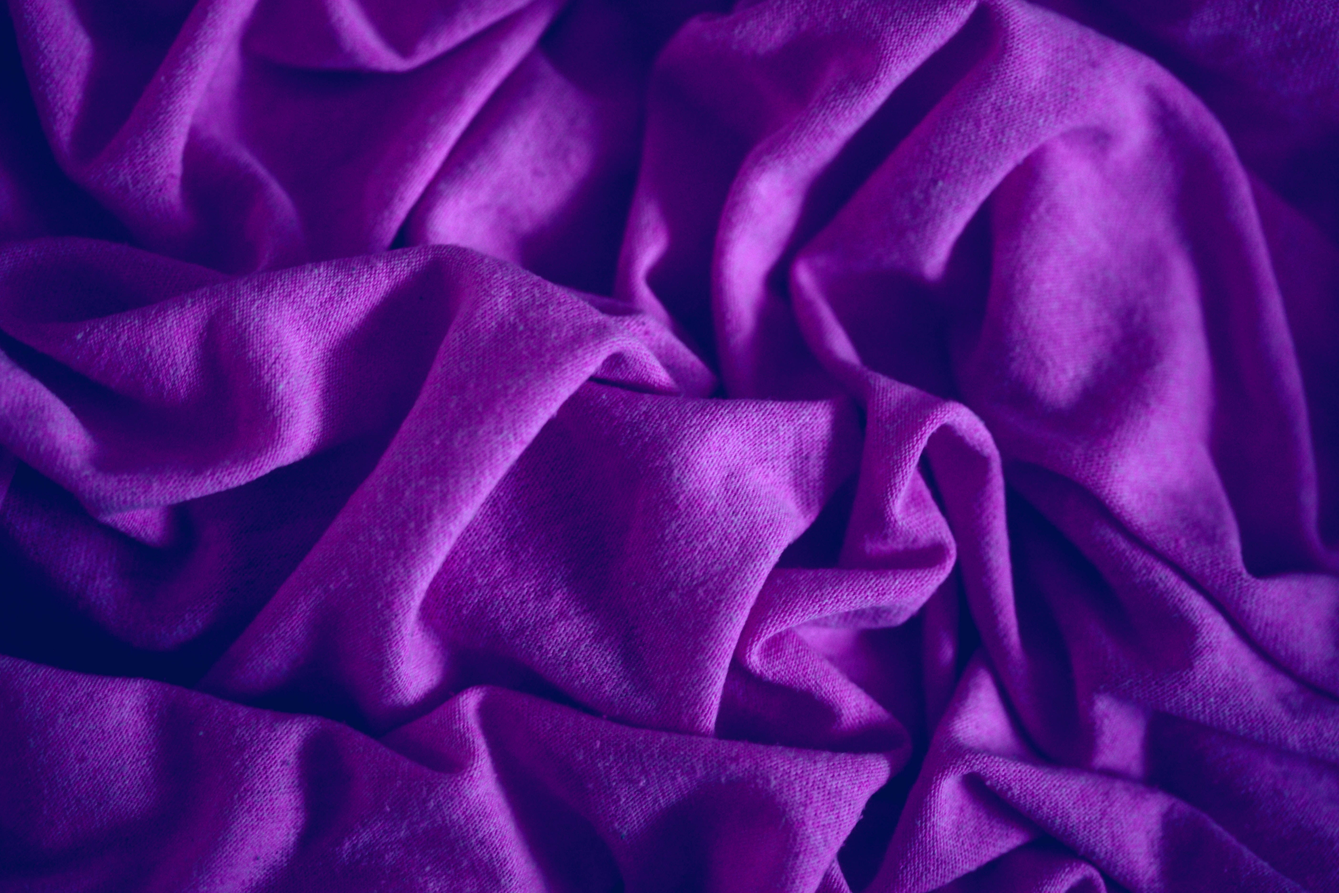 Dark Purple Desktop, rich purple, deep folds, 5K Desktop Wallpaper