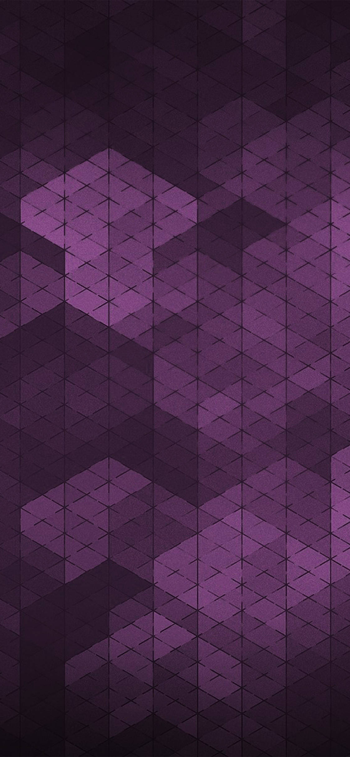 gradient dark purple grids, interlocking purple cubes, gradient shading, Full HD Phone Wallpaper