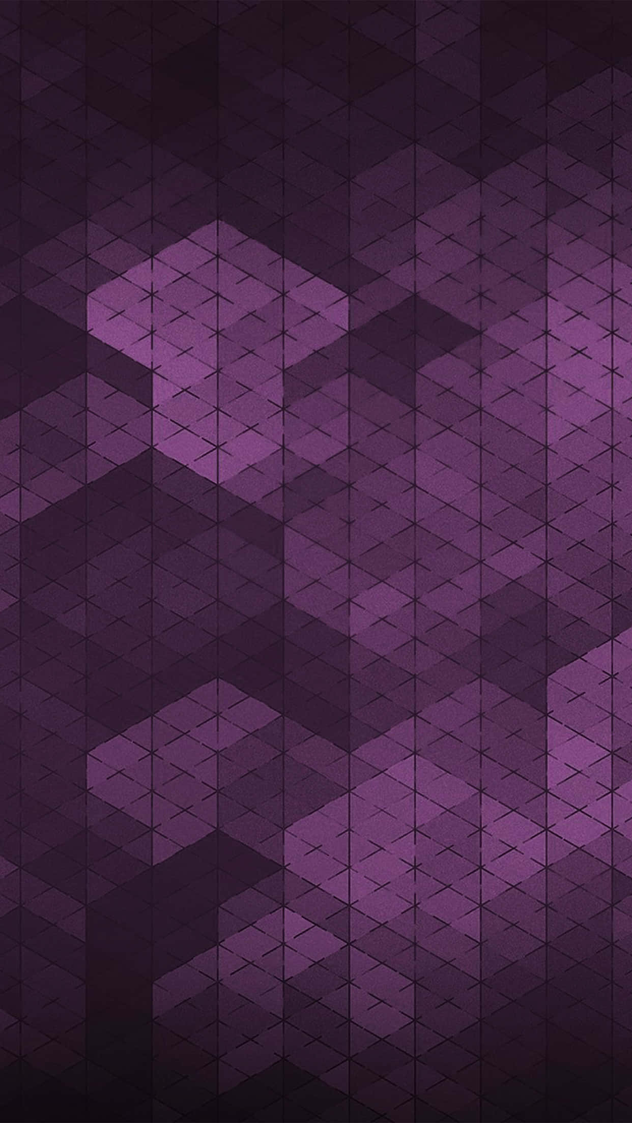 purple abstract, purple gradient cubes, pixelated 3d pattern, Full HD Phone Wallpaper
