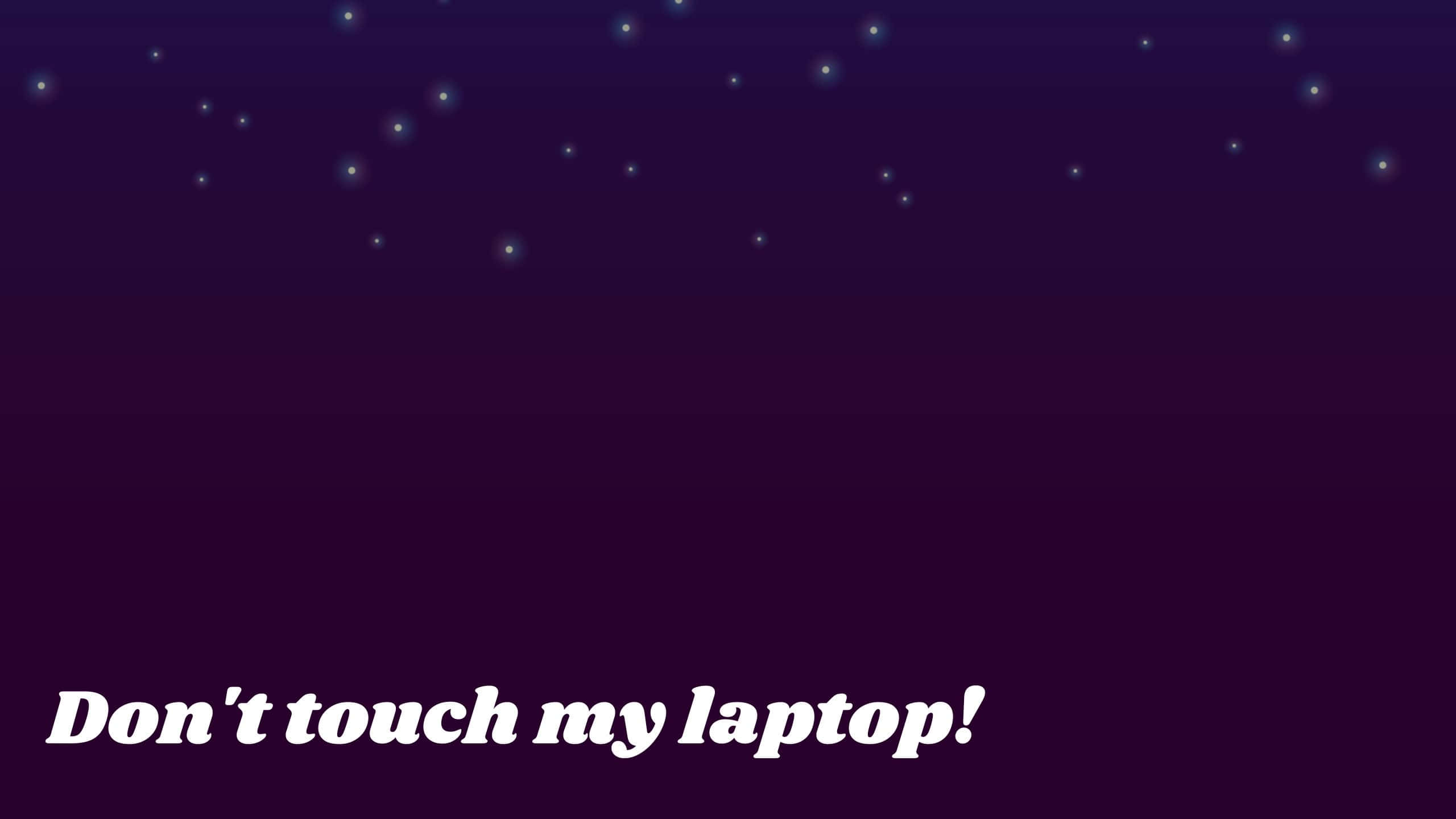 Dark Purple, glowing dots, white text, 2K Desktop Wallpaper