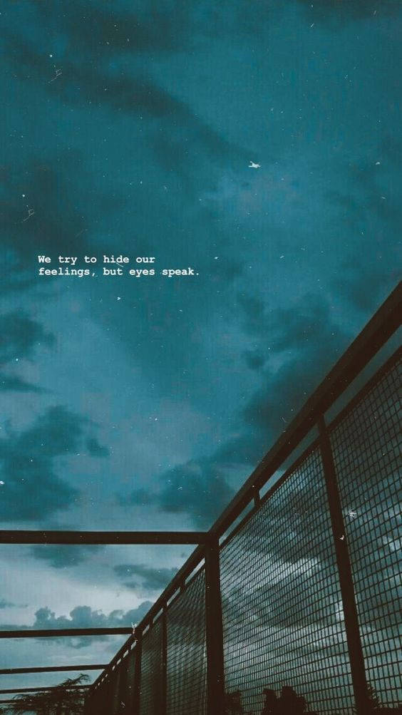 teal sky, clouds, stars, SD Phone Wallpaper