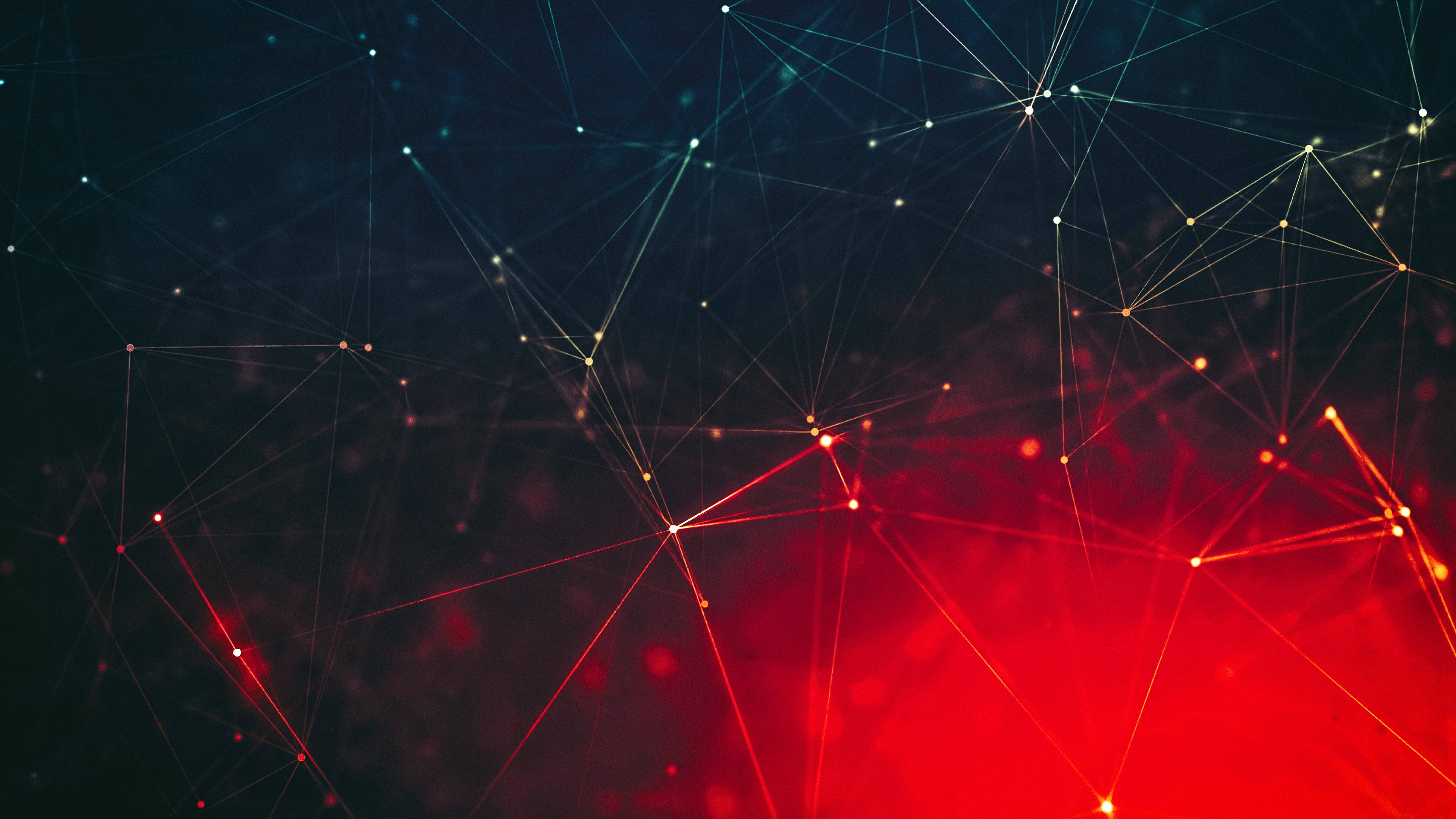 Dark Red, 4K Ultra HD, glowing dots, 4K Desktop Wallpaper