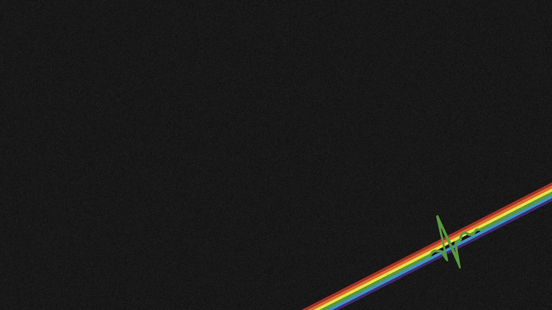 Dark Retro, rainbow spectrum, textured black background, Full HD Desktop Wallpaper