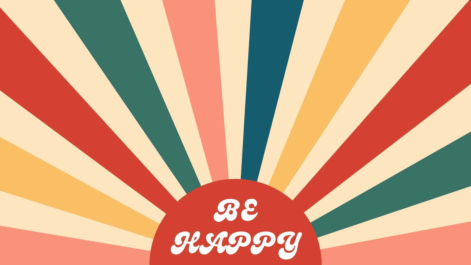 vintage style, red circle, white cursive text, HD Desktop Wallpaper