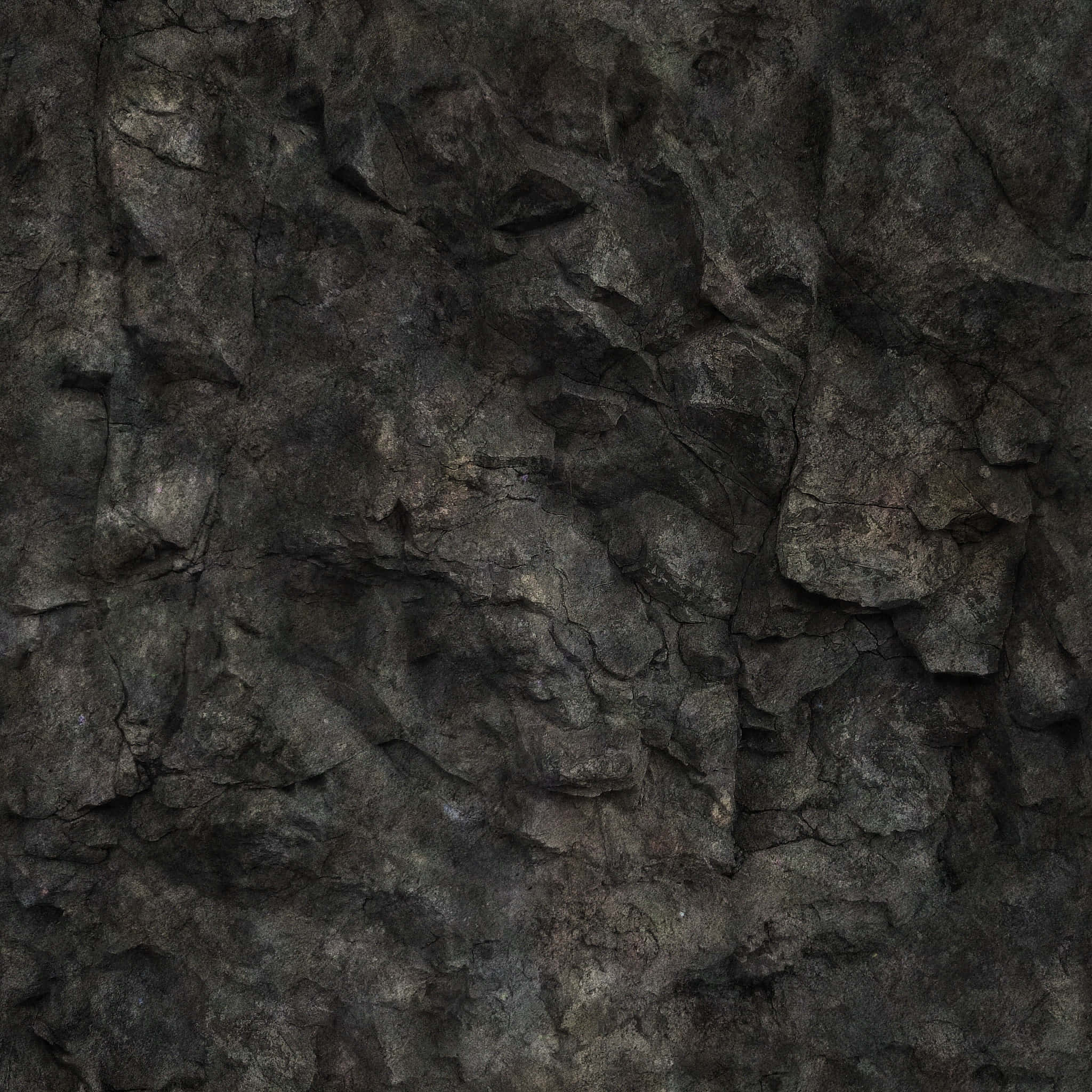 Dark Rock, 2048 x 2048 wallpaper, rough dark gray rock, Full HD Desktop Wallpaper