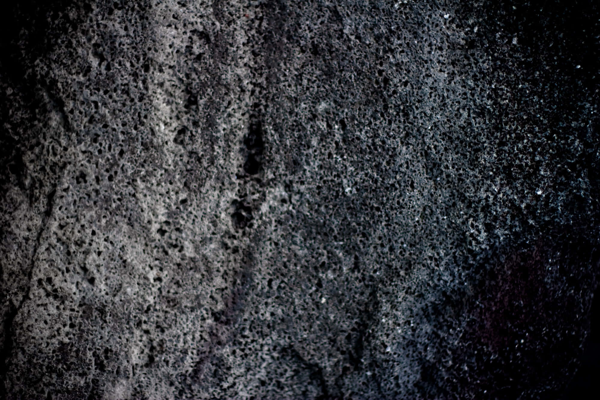 Dark Rock, volcanic rock surface, porous texture, Full HD Desktop Wallpaper