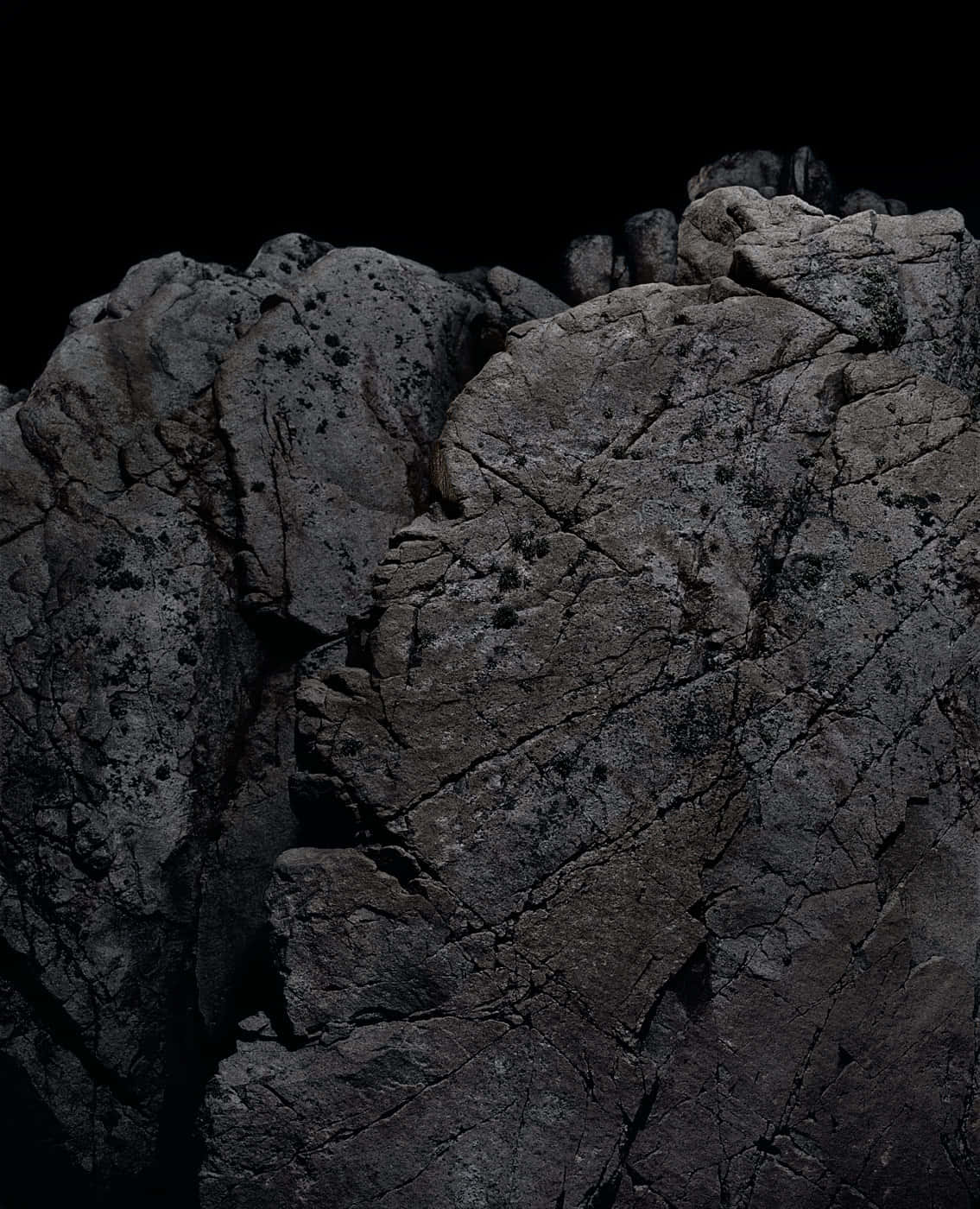 Dark Rock, black void, rugged, HD Phone Wallpaper