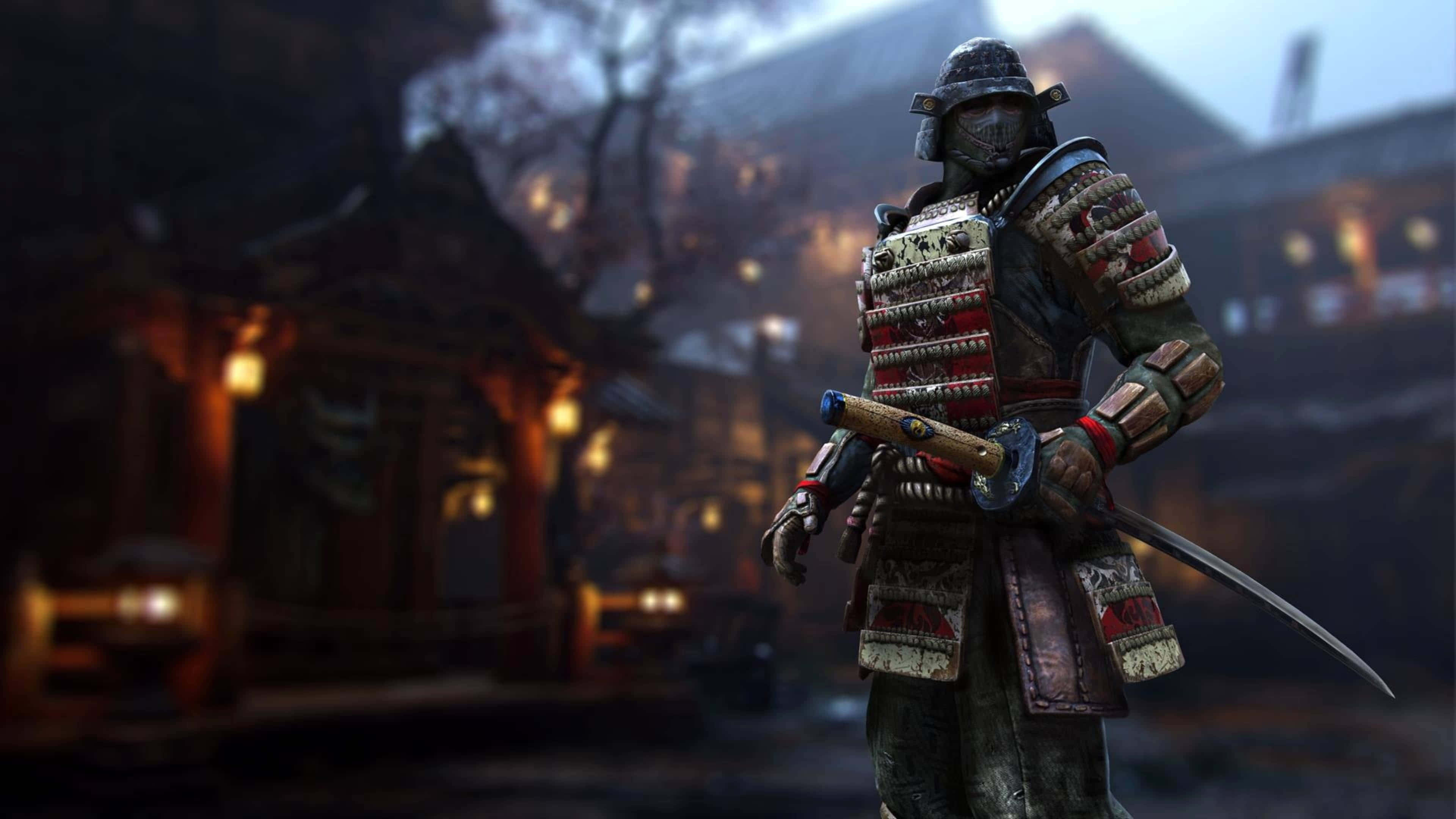 Dark Samurai, samurai warrior, katana, 4K Desktop Wallpaper