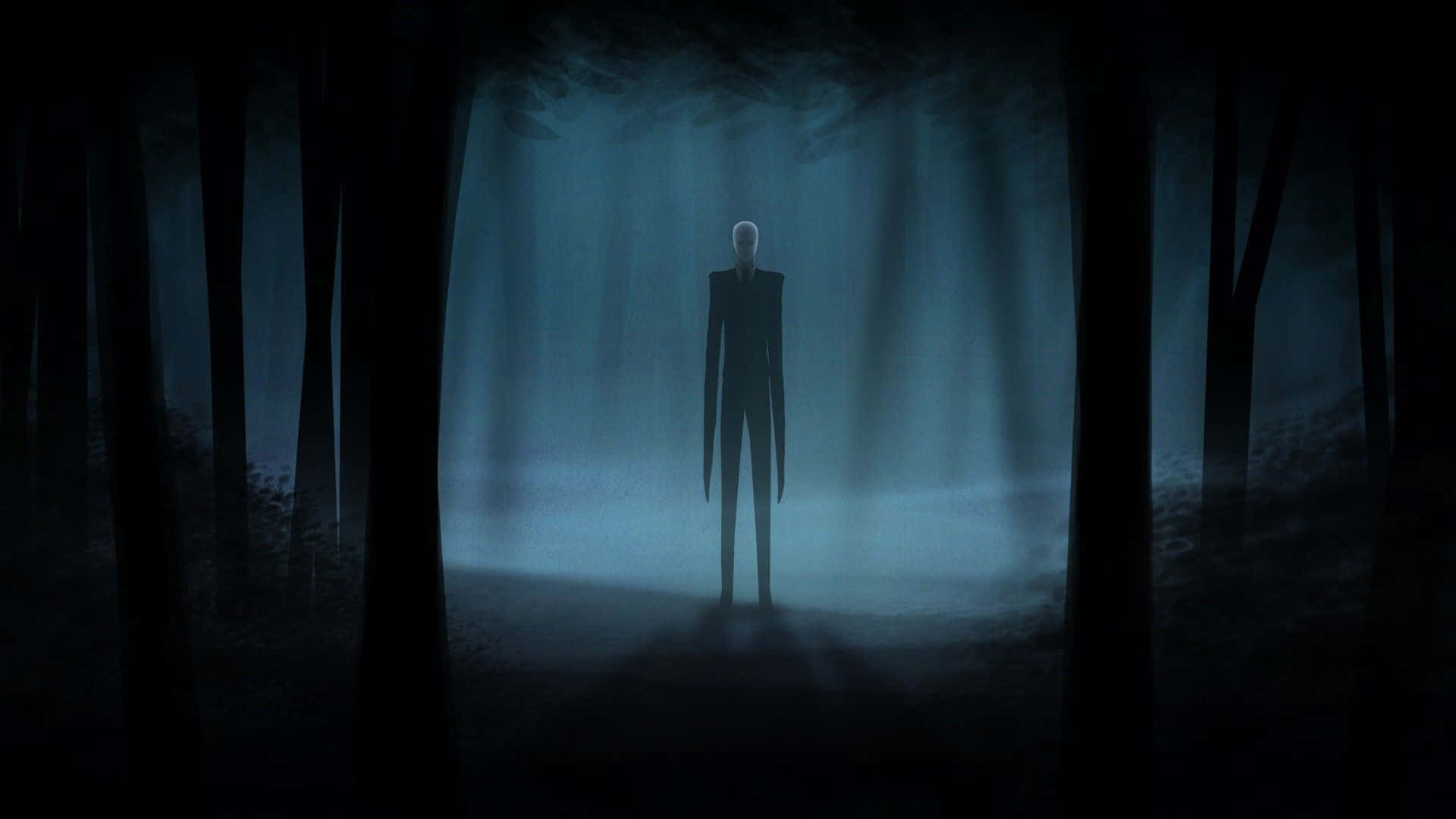 Dark Scary, tall slender humanoid figure, no face, Full HD Desktop Wallpaper