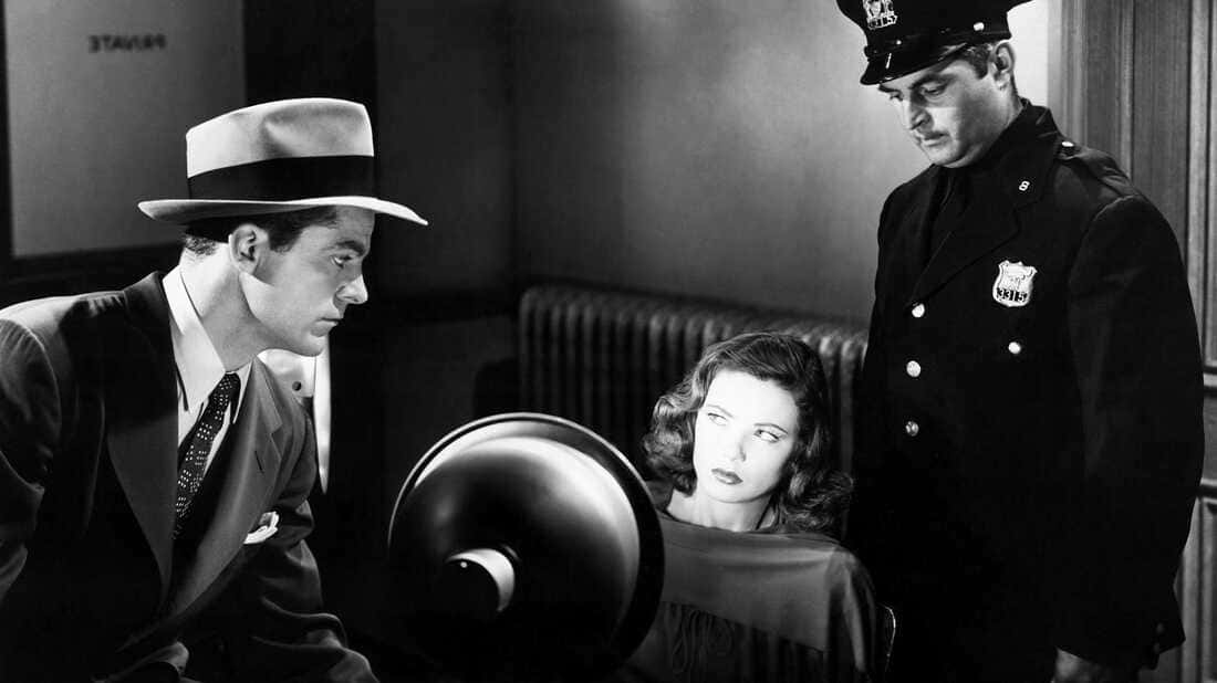 film noir, fedora, police officer, SD Desktop Wallpaper