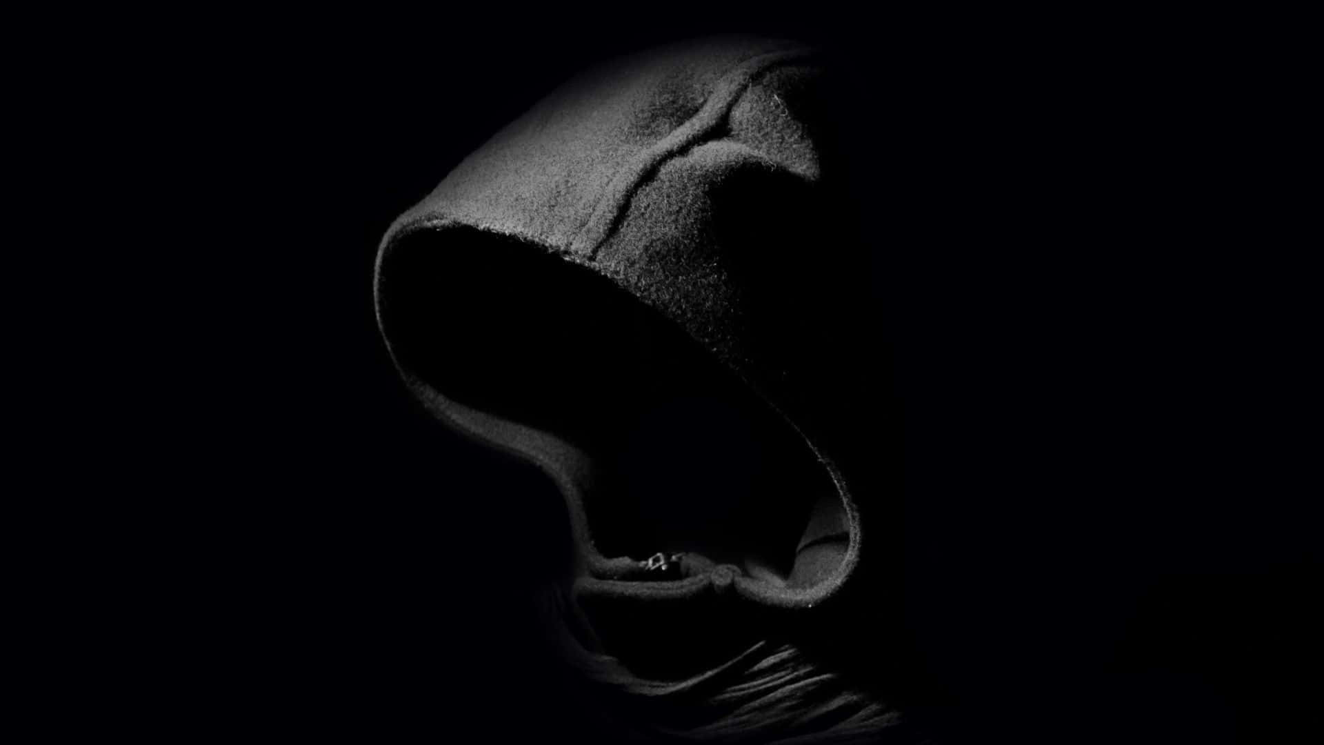 hooded figure, textured fabric, zipper detail, Full HD Desktop Wallpaper