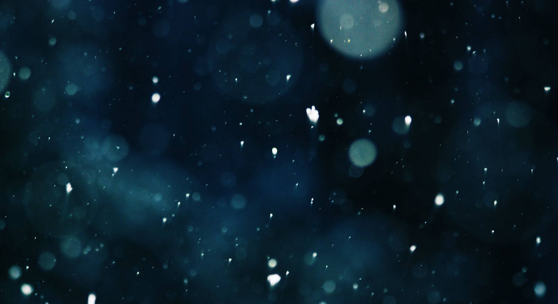 cool dark blue bokeh, soft glowing particles, deep blue bokeh background, HD Desktop Wallpaper