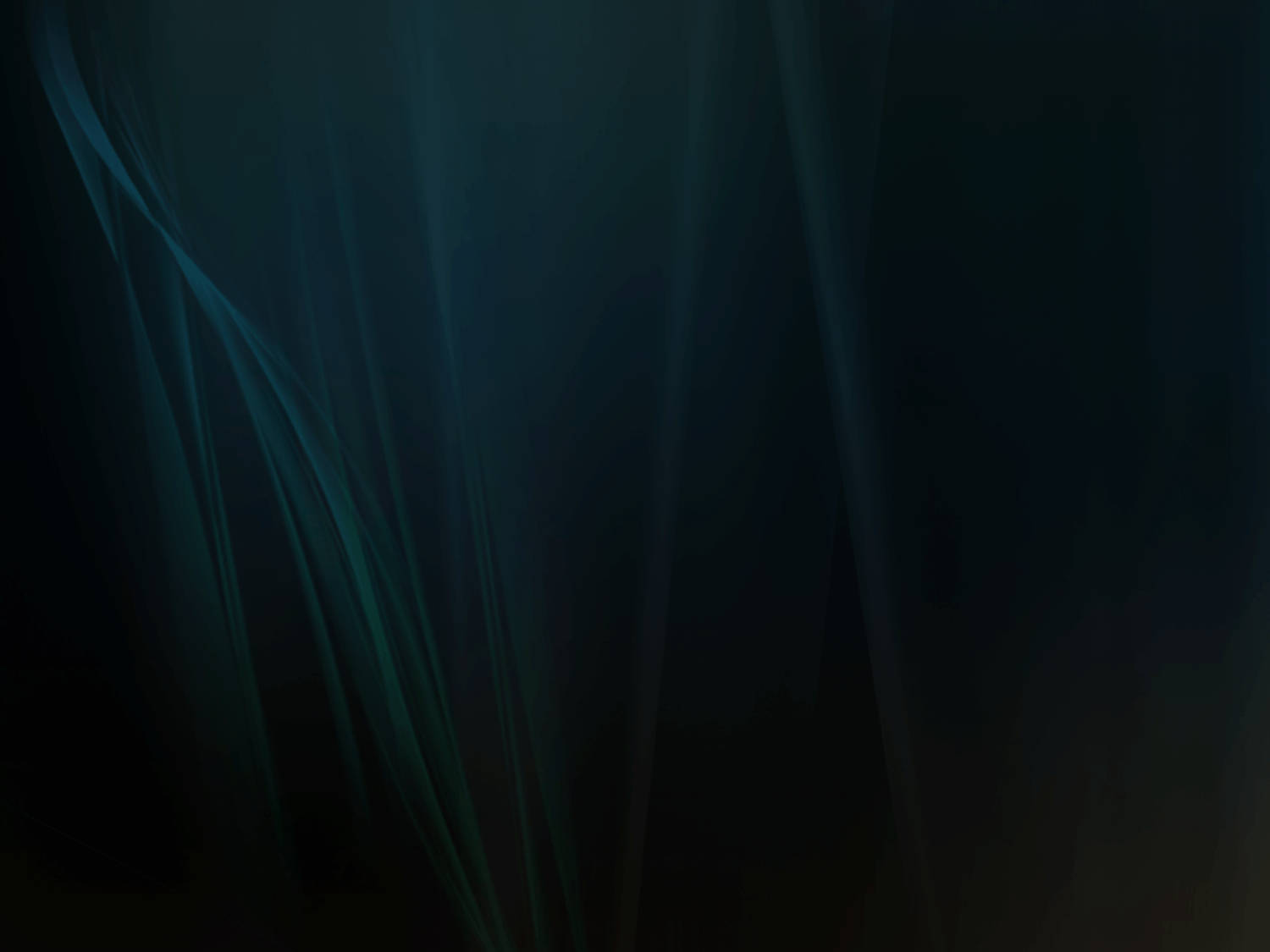 Dark underwater scene, ethereal teal light beams, murky depths, HD Desktop Wallpaper