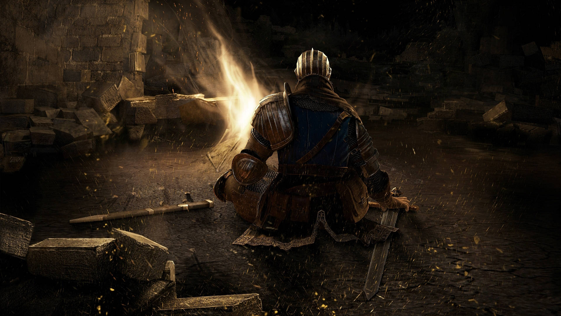 Dark Souls 4K, knight, armor, Full HD Desktop Wallpaper