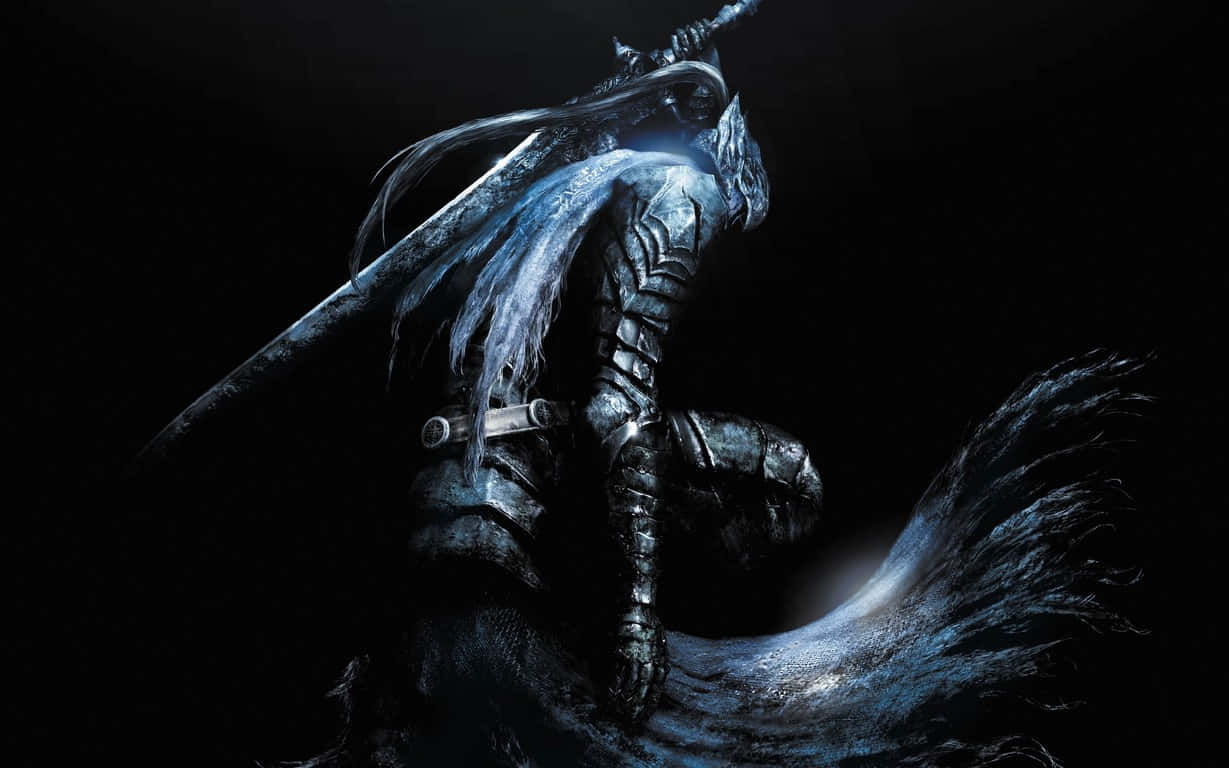 Dark Souls, Black Knight, longsword, SD Desktop Wallpaper
