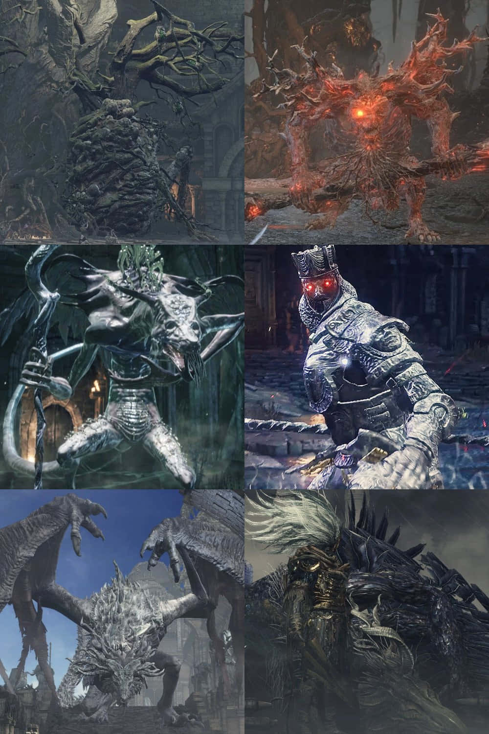 Dark Souls Bosses, grotesque fantasy bosses, monstrous designs, HD Phone Wallpaper