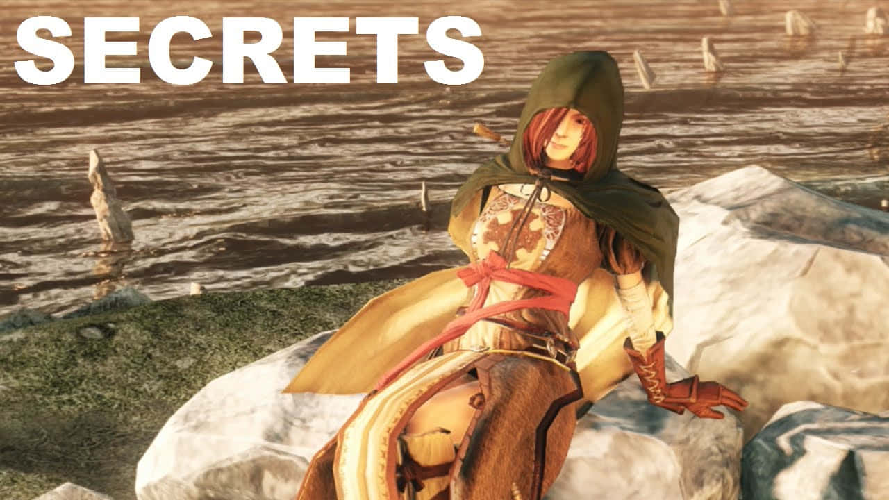 Dark Souls Emerald Herald, Emerald Herald, hooded red-haired figure, HD Desktop Wallpaper