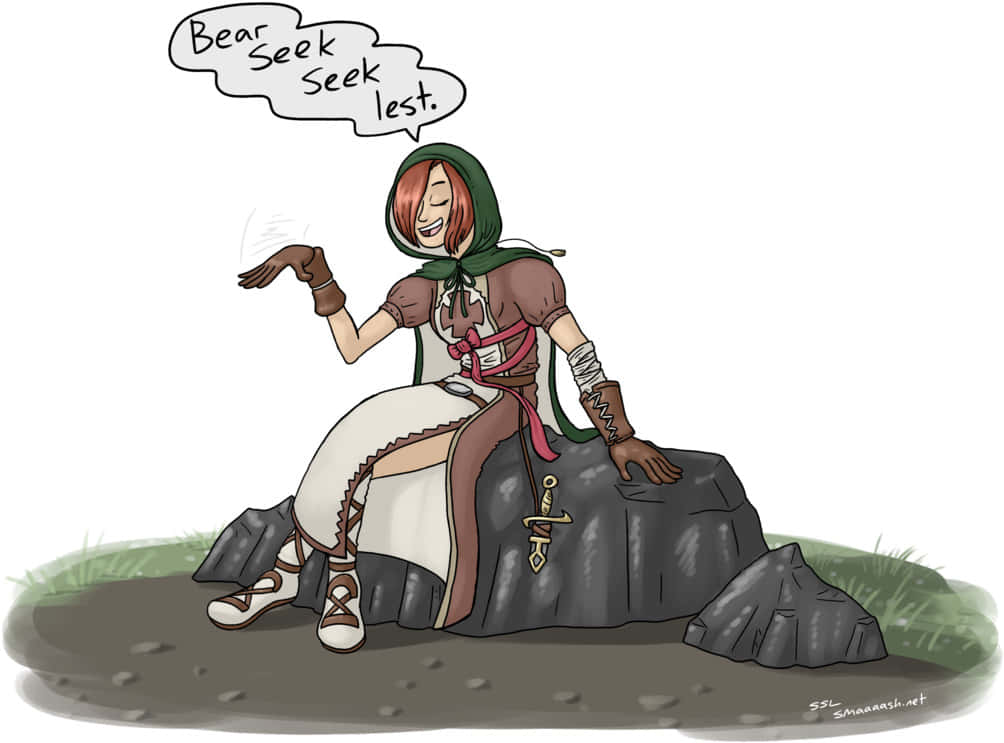 Dark Souls, Emerald Herald, red-haired adventurer, SD Desktop Wallpaper