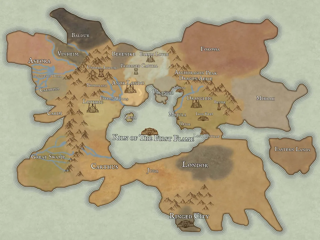 Dark Souls Map
