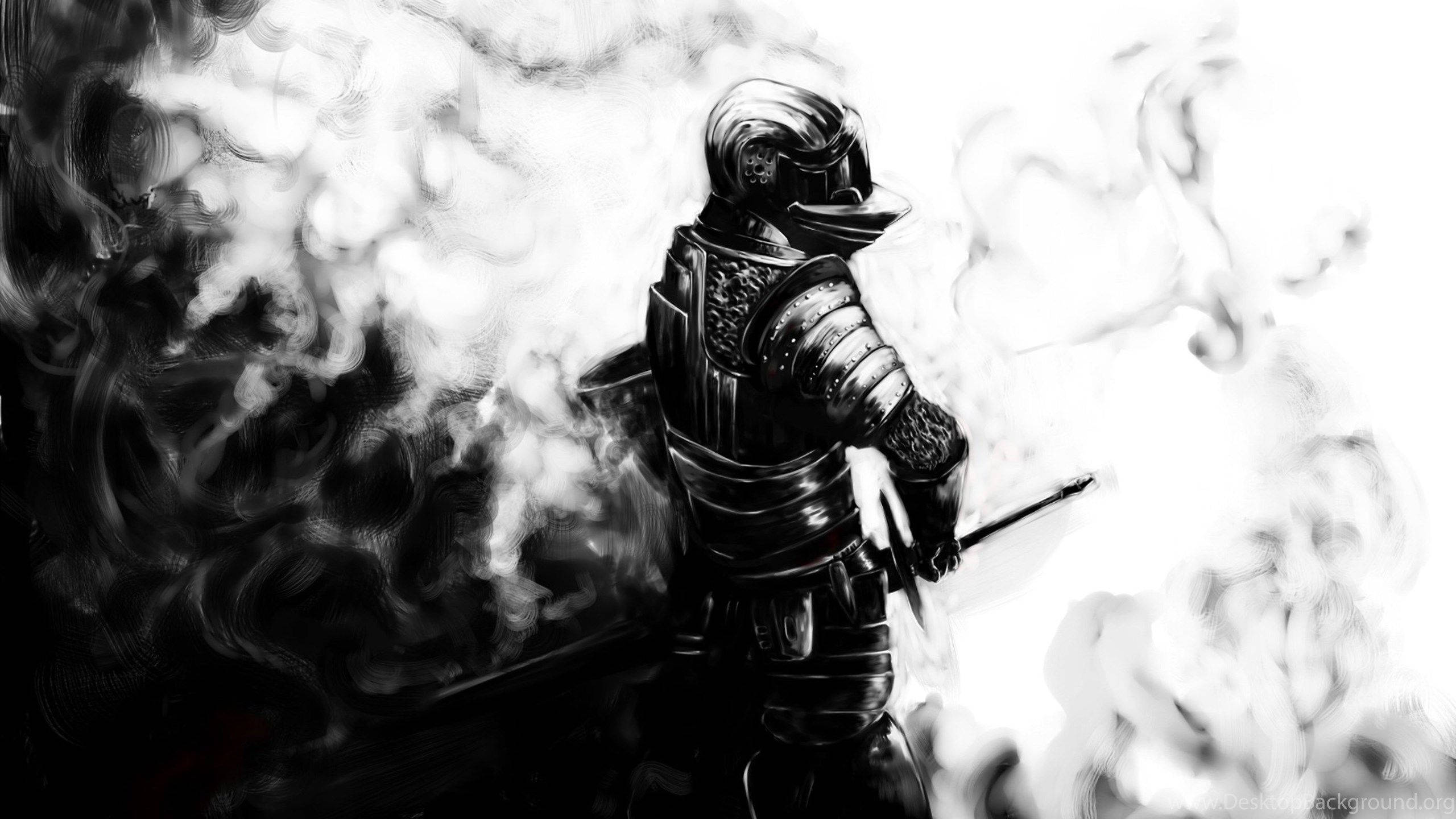 Dark Souls, knight, detailed armor, 2K Desktop Wallpaper