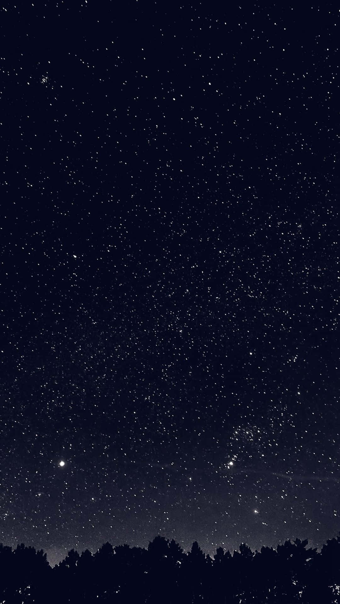 Dark Starry Night, starry night sky, twinkling stars, Full HD Phone Wallpaper