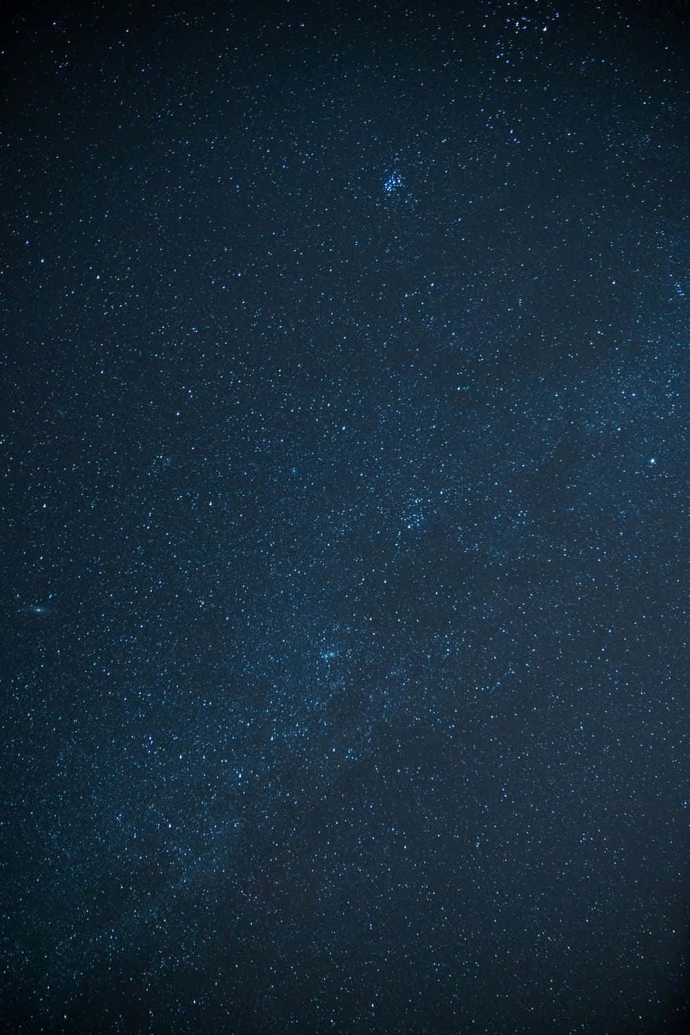 Dark Starry Night, deep blue night sky, twinkling stars, HD Phone Wallpaper