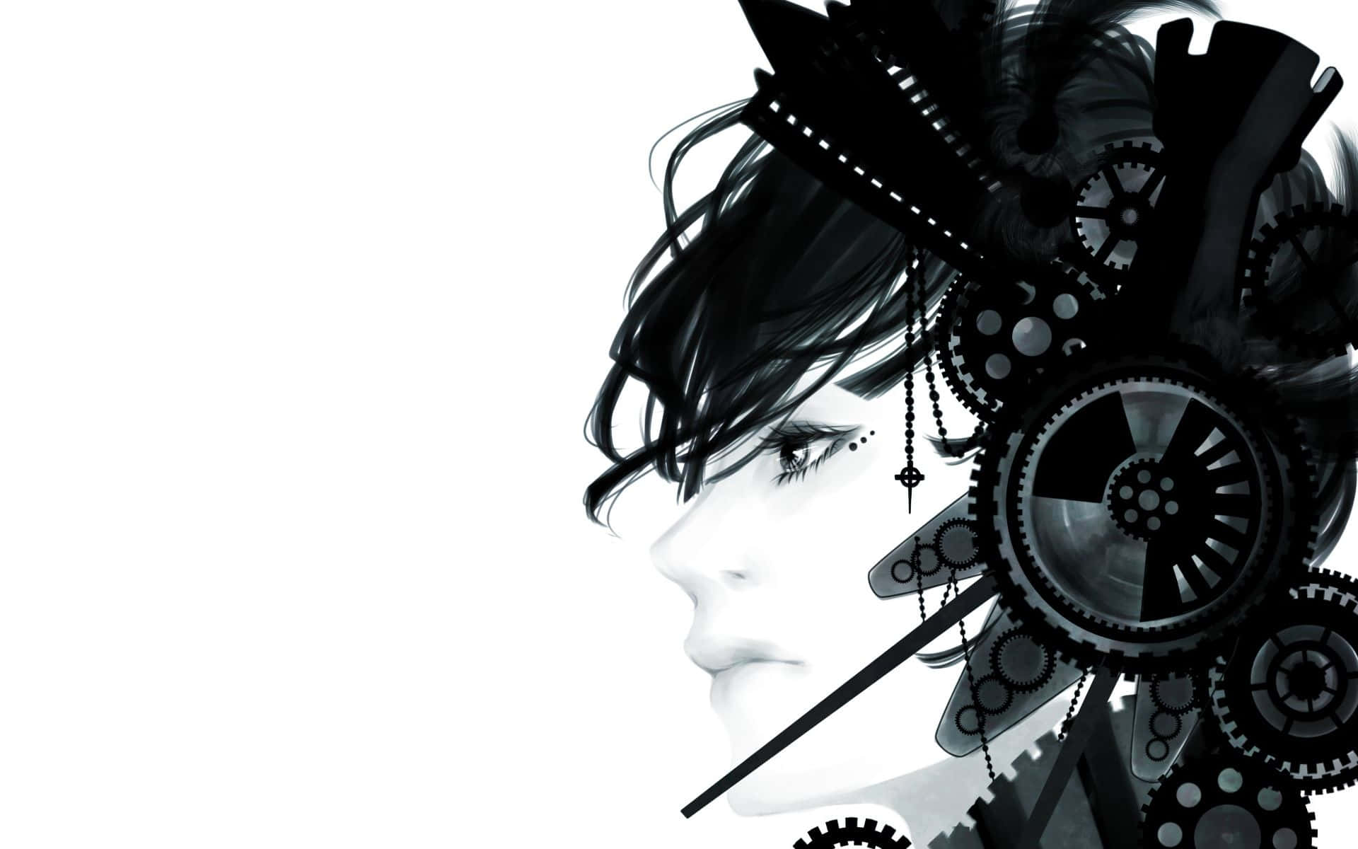 Dark Steampunk, 1920 x 1200, anime-style, Full HD Desktop Wallpaper